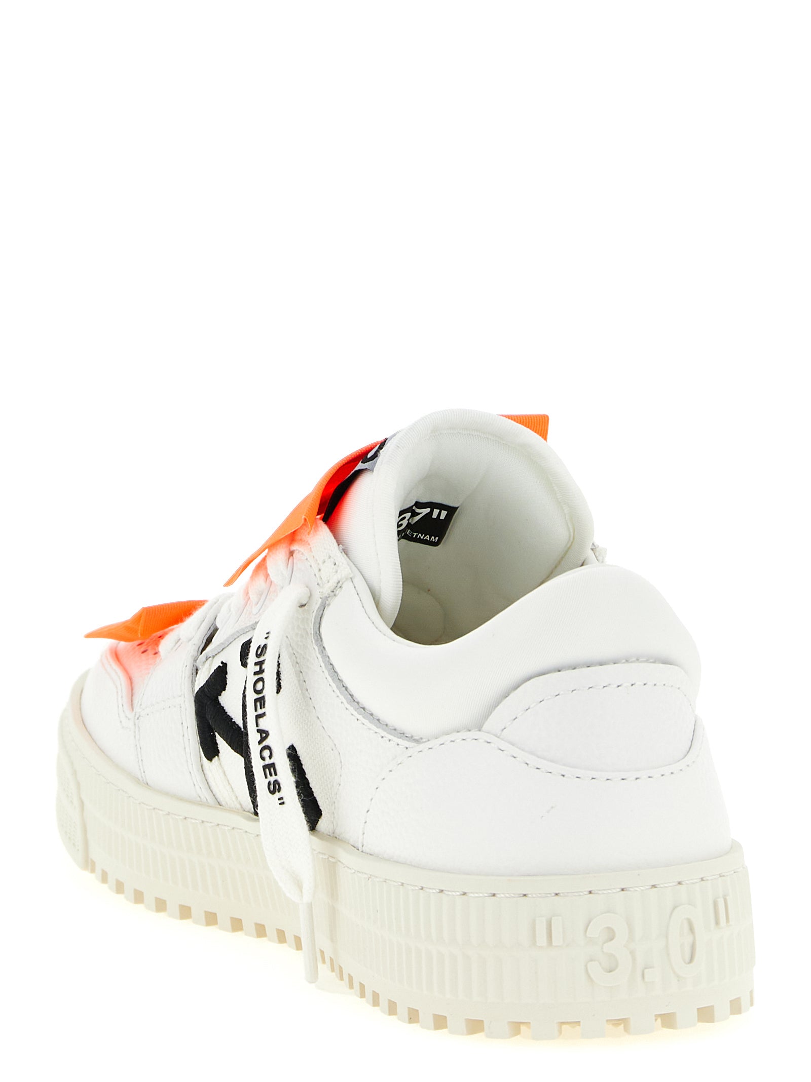 3.0 Off Court Sneakers White Calf Leather Cotton