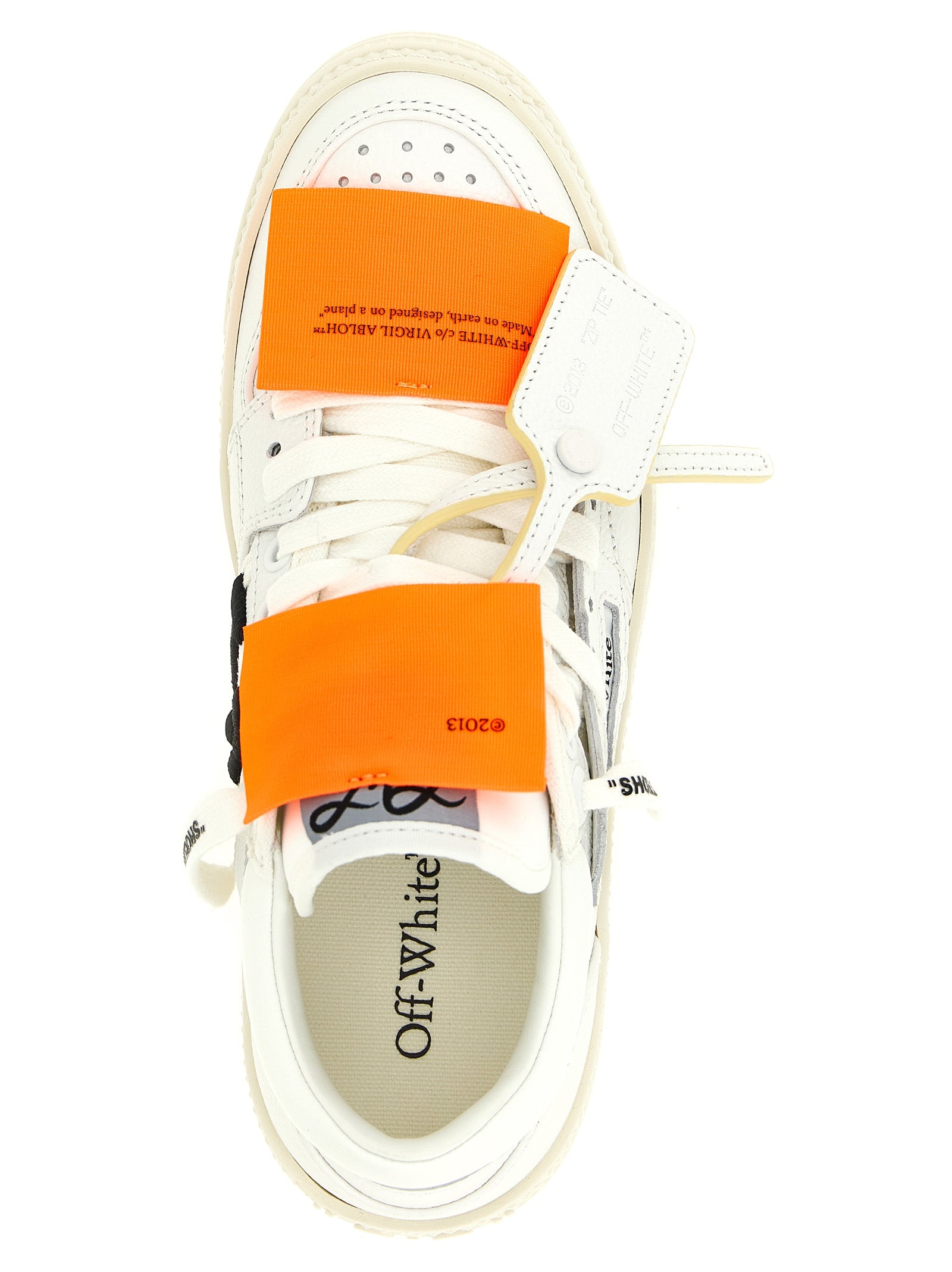 3.0 Off Court Sneakers White Calf Leather Cotton
