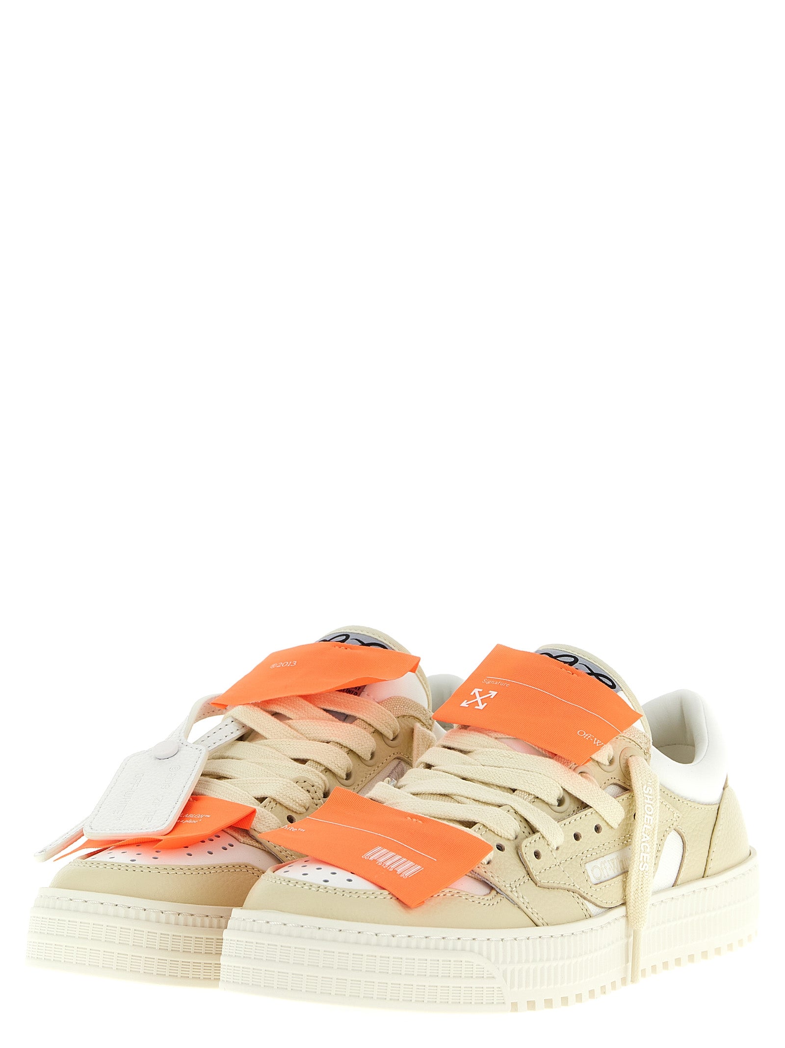 3.0 Court Low Top sneakers Beige Leather