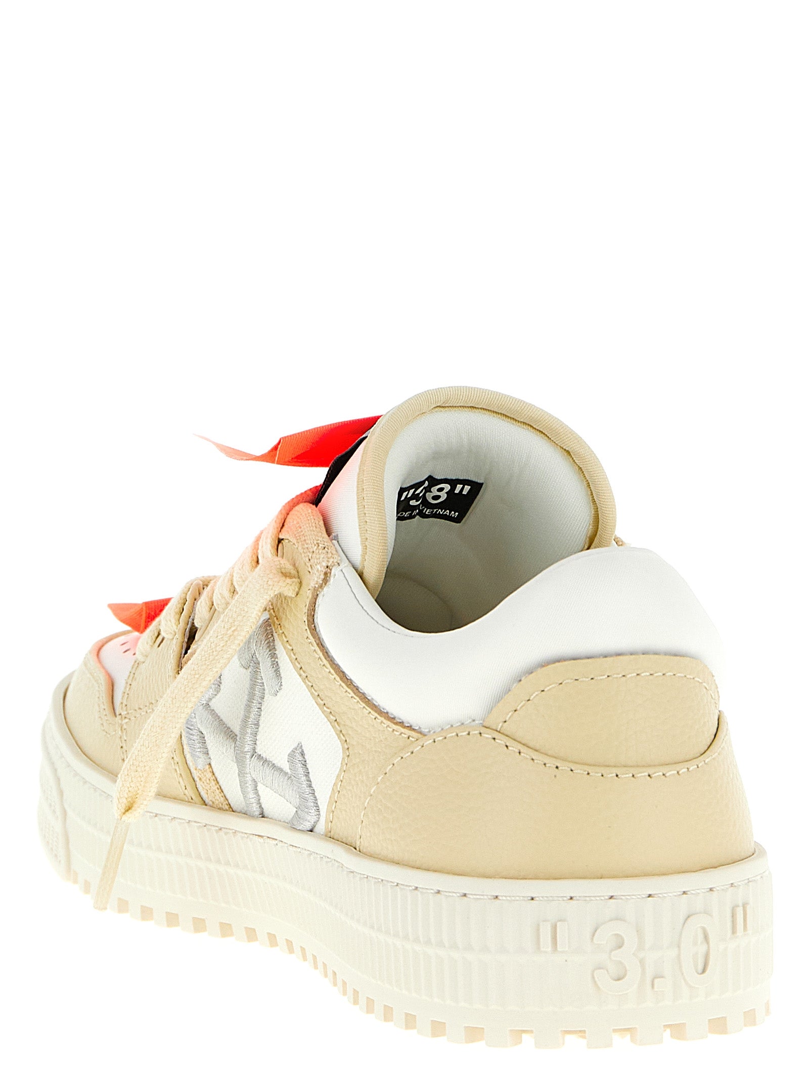 3.0 Court Low Top sneakers Beige Leather