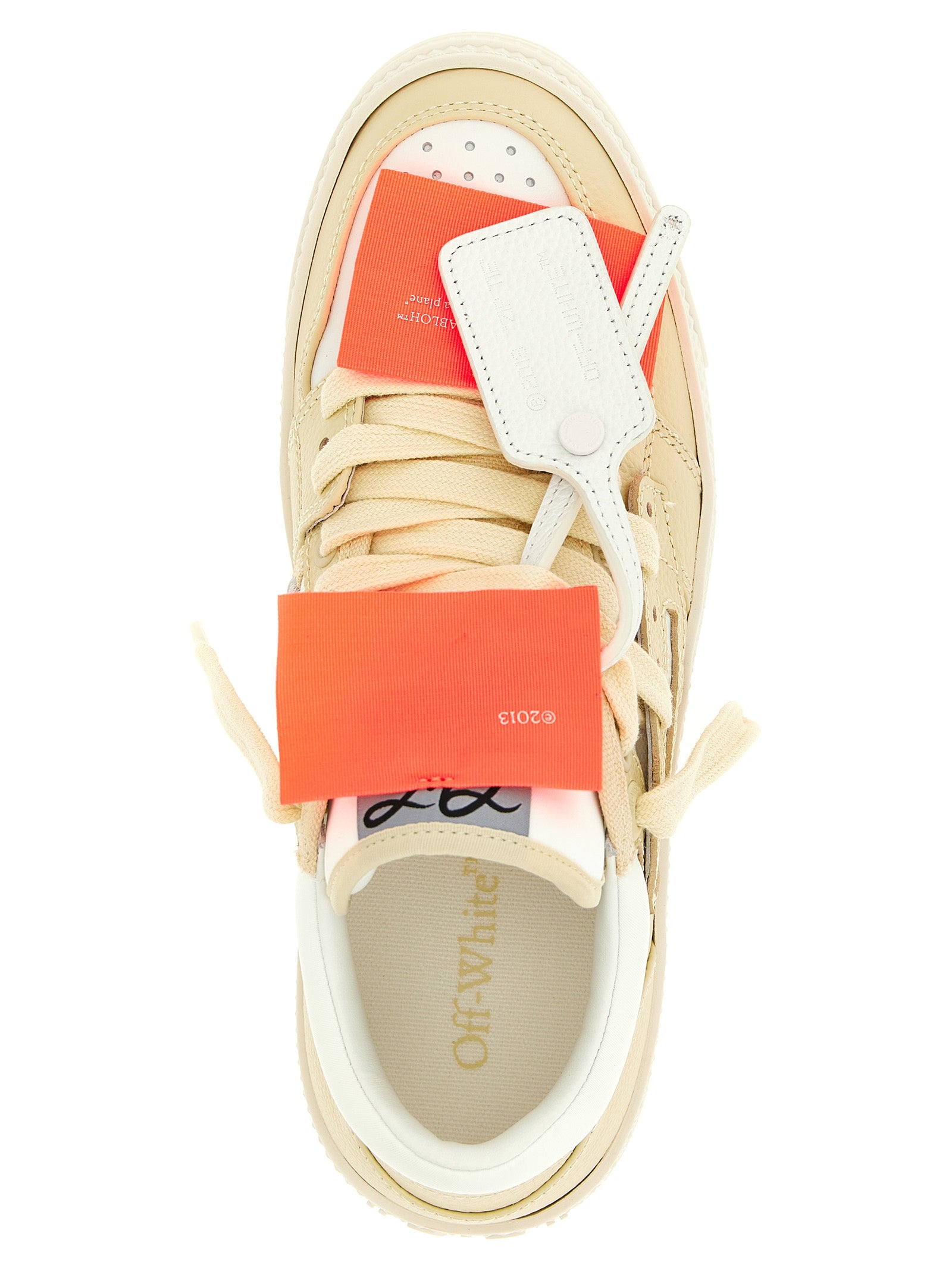 3.0 Court Low Top sneakers Beige Leather