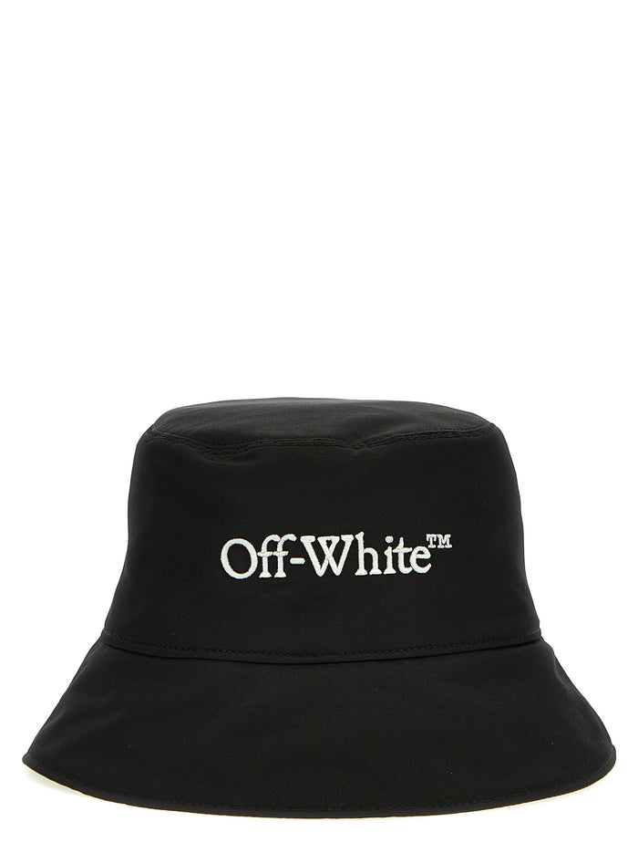 Bookish bucket hat White/black Polyester
