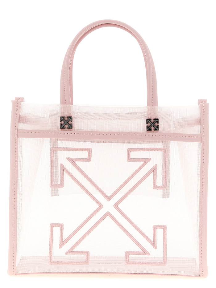Small Market Shopping Bag Pink Polyester Tote