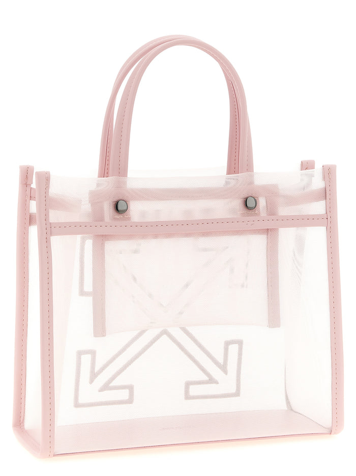 Small Market Shopping Bag Pink Polyester Tote