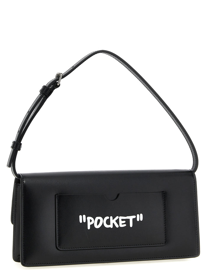 Jitney 1.0 shoulder bag White/black Calfskin Leather (bos Taurus)