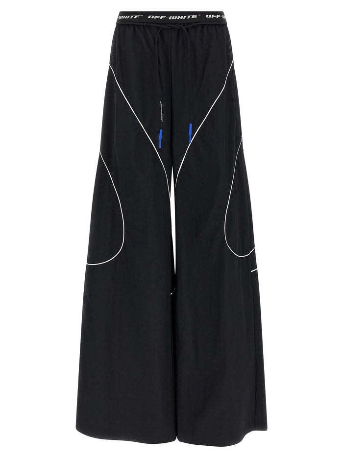 Logoband Track joggers Black Polyamide Pant