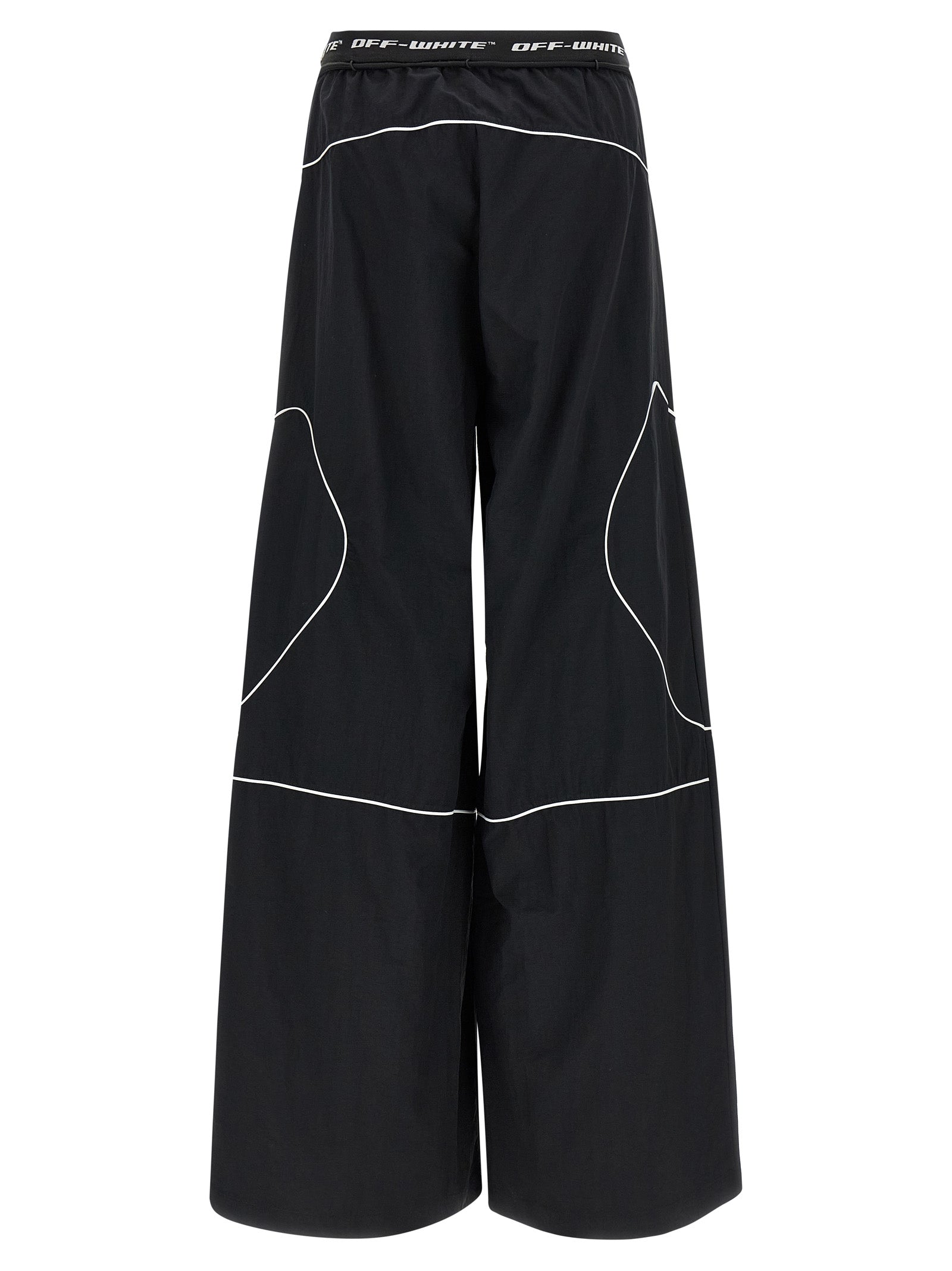 Logoband Track joggers Black Polyamide Pant