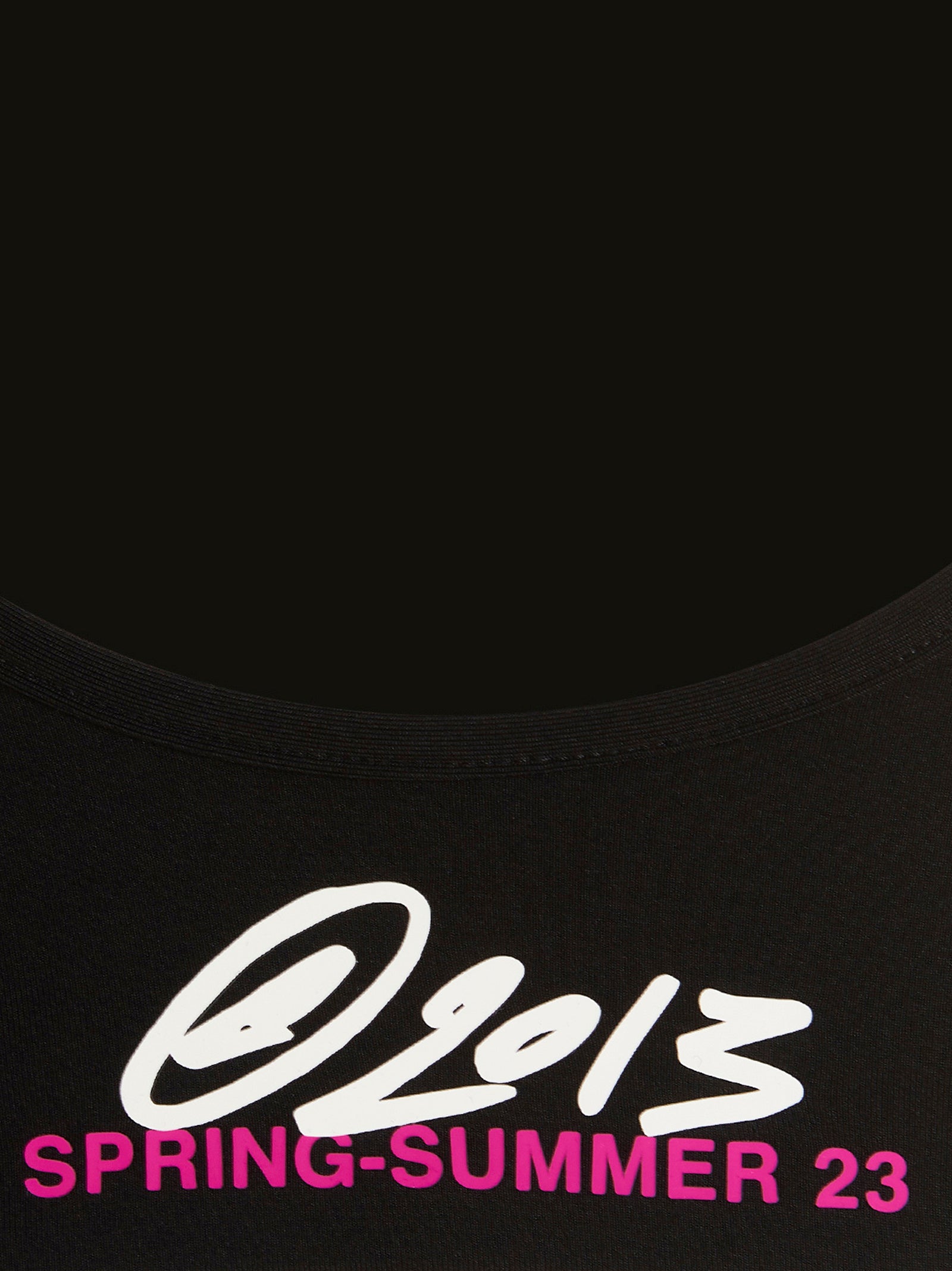 For Run Top White/black Polyamide Elastane Tops