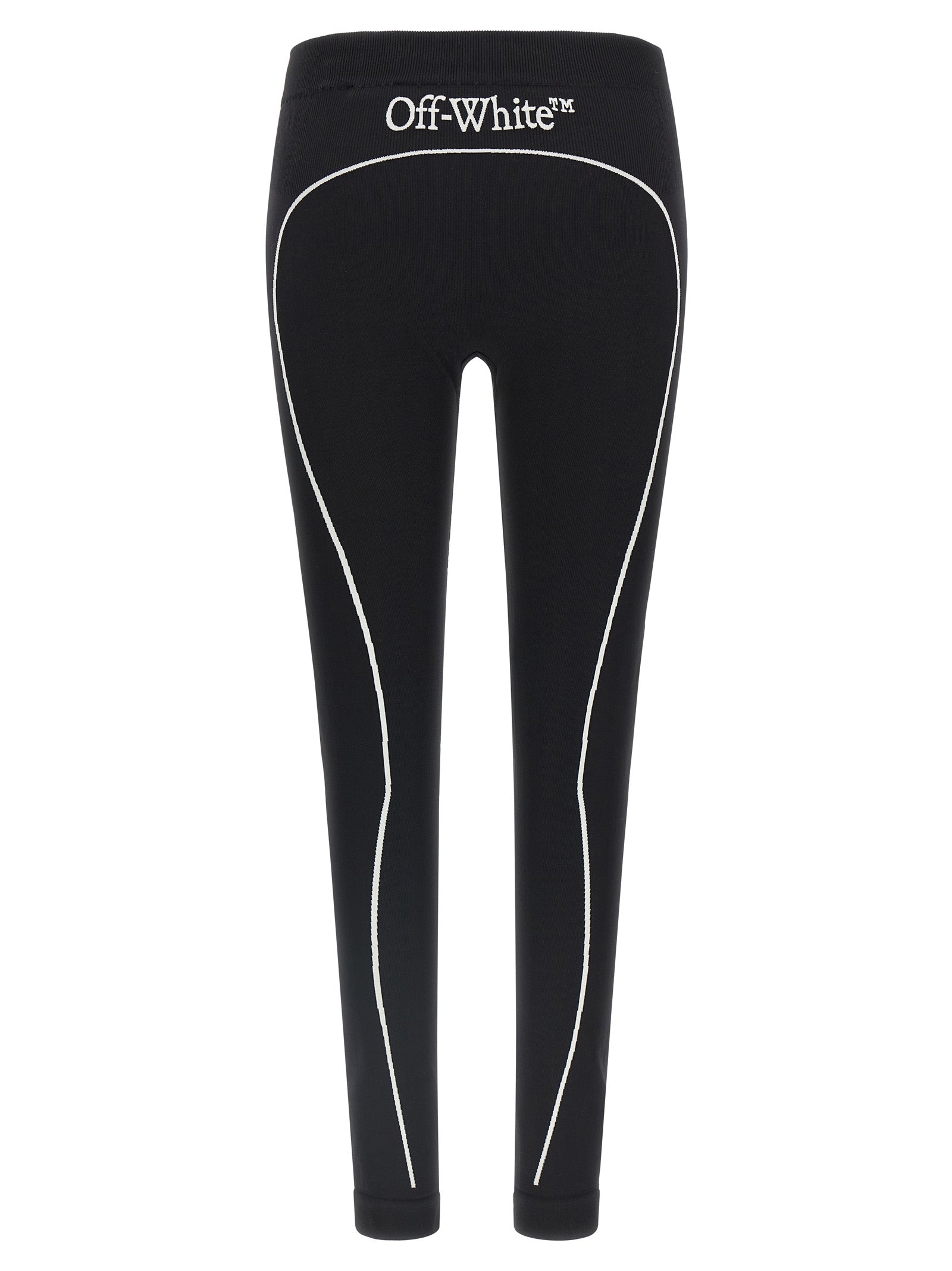 Off Active Line Leggings White/black Polyamide