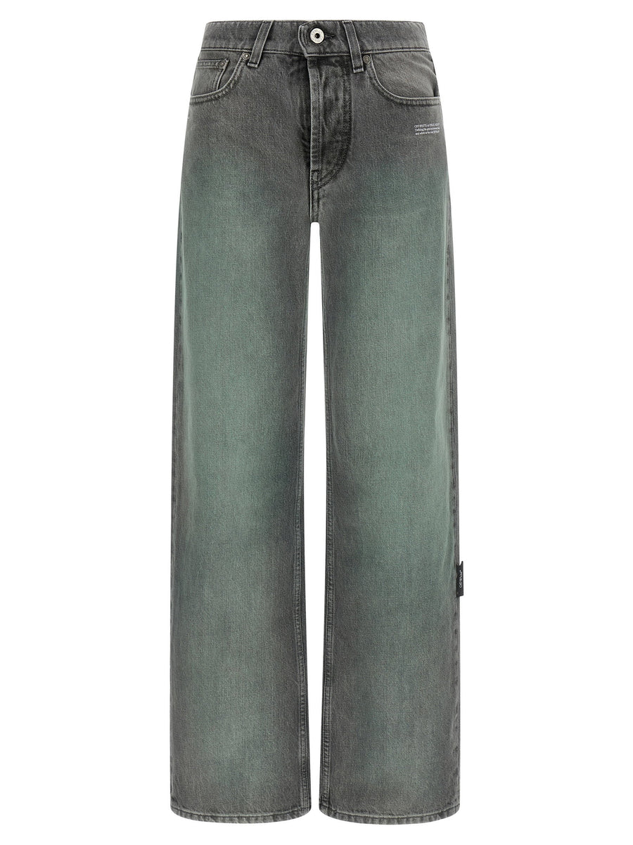 Off White Spray Susy Jeans — Grey