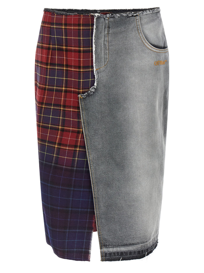 Patchwork skirt Multicolor Cotton