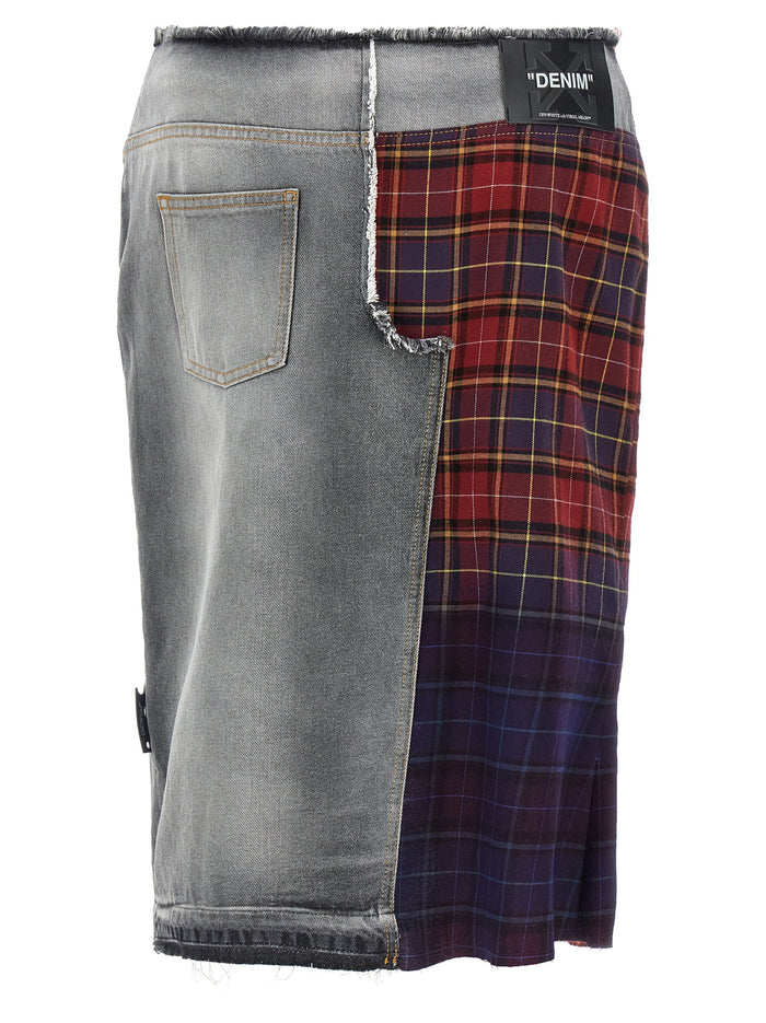 Patchwork skirt Multicolor Cotton
