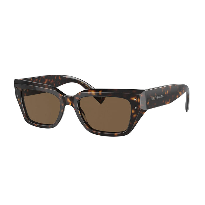 DG4462 Linea DG SHARPED 502-73 Havana Marrone Acetate Occhiali Sole