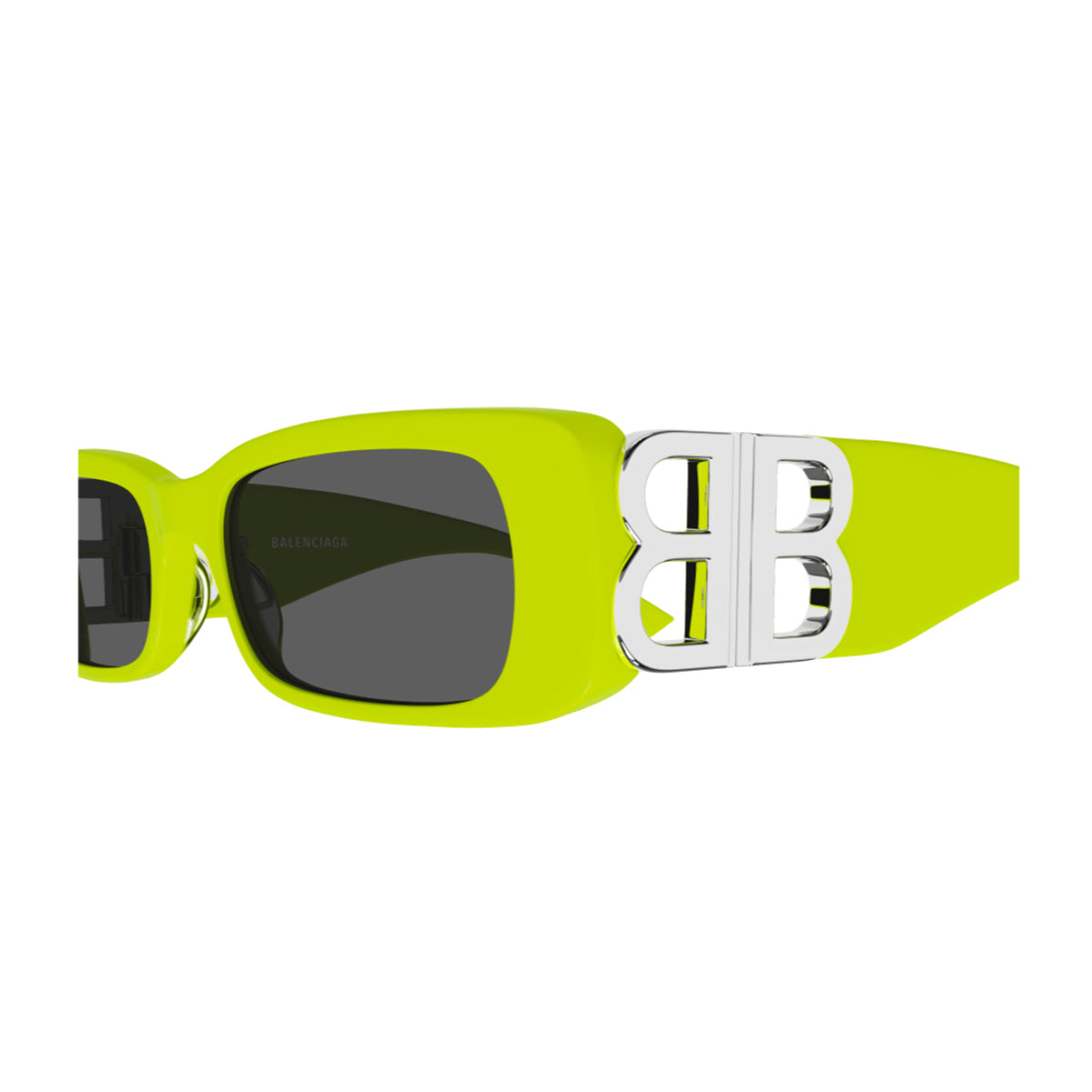 Dynasty Rectangle BB0096S Giallo Celluloid Occhiali Sole