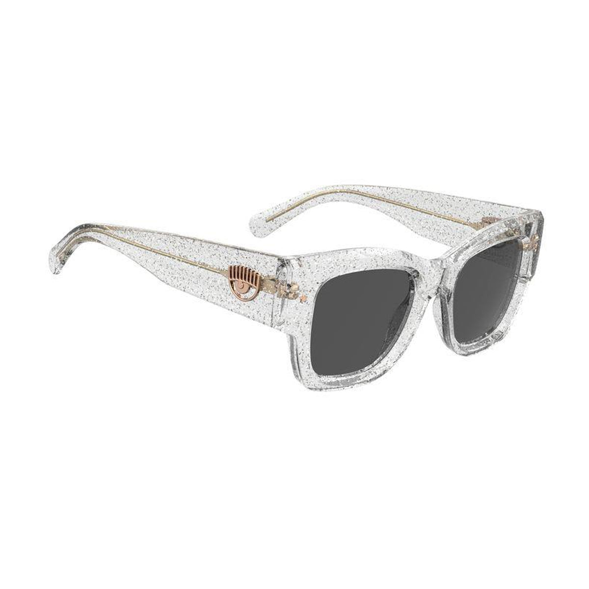 Cf 7023-s MXV-IR GLITTER SLVR Trasparente Acetate Occhiali Sole