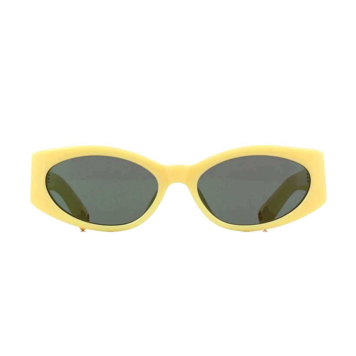 Jacquemus Les lunettes Ovalo JAC4 linea SCULPTURES C4 Yellow Giallo Acetate Occhiali Sole
