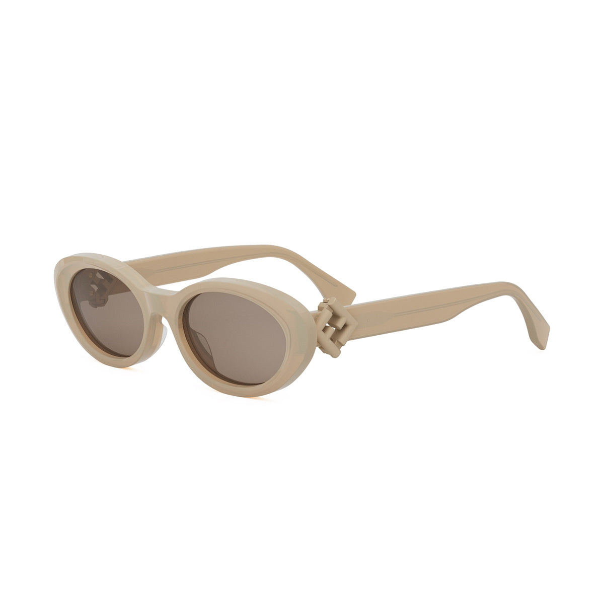 FE40140U 57E Beige FF DIAMOND Acetate Occhiali Da Sole