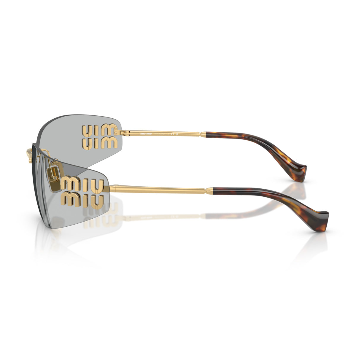Miu 0MU A51S Runway 5AK50K Oro Metal Occhiali Da Sole
