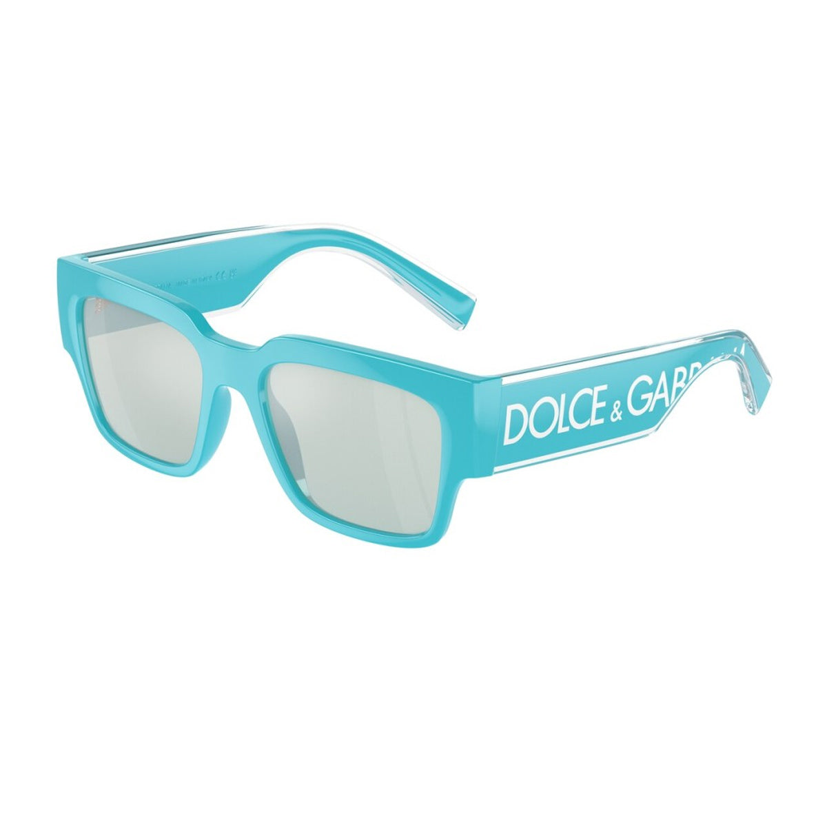 DG6184 334665 Blu Celluloid Occhiali Sole