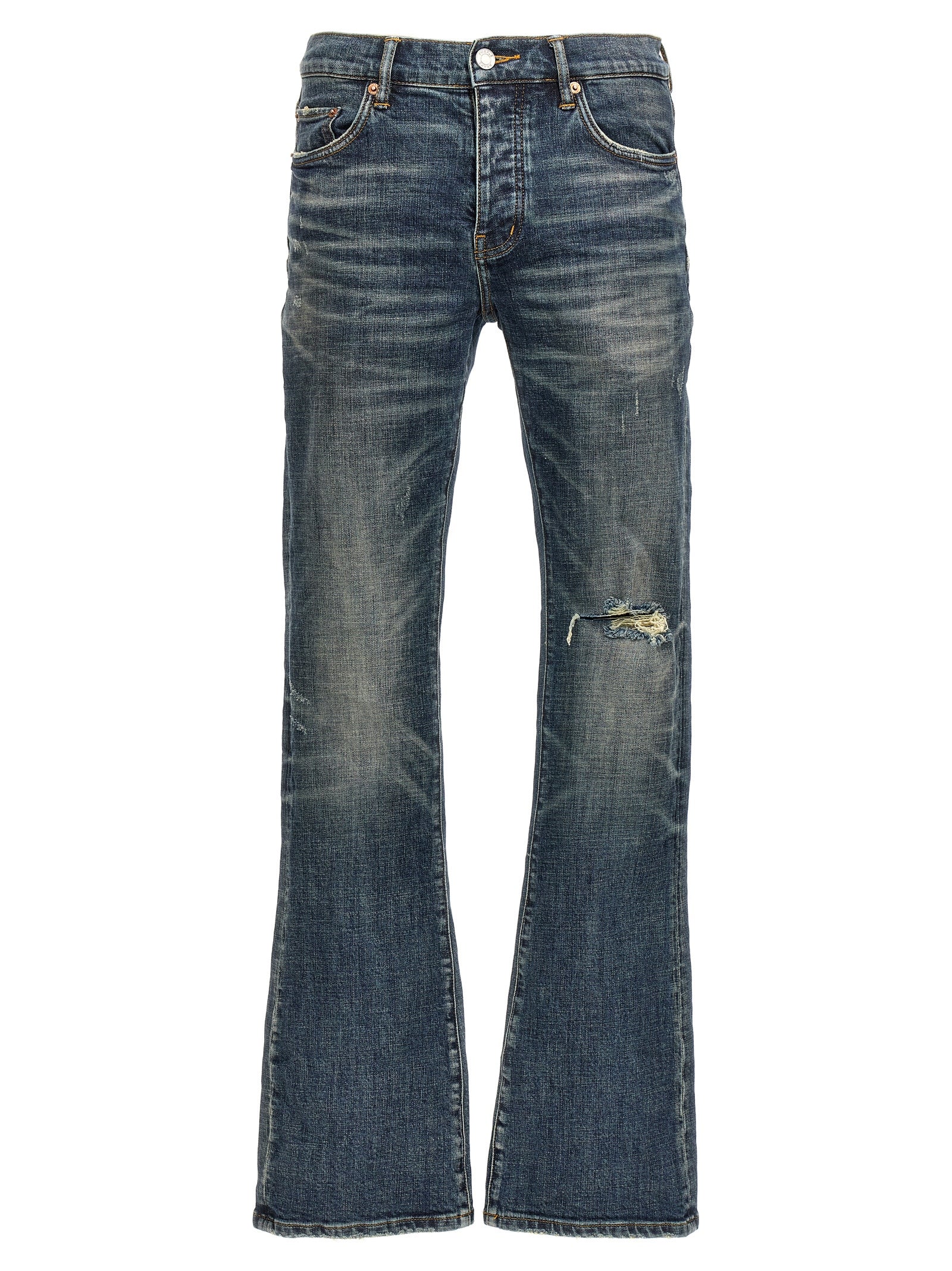 1 year dirty fade jeans Blue Cotton Lycra