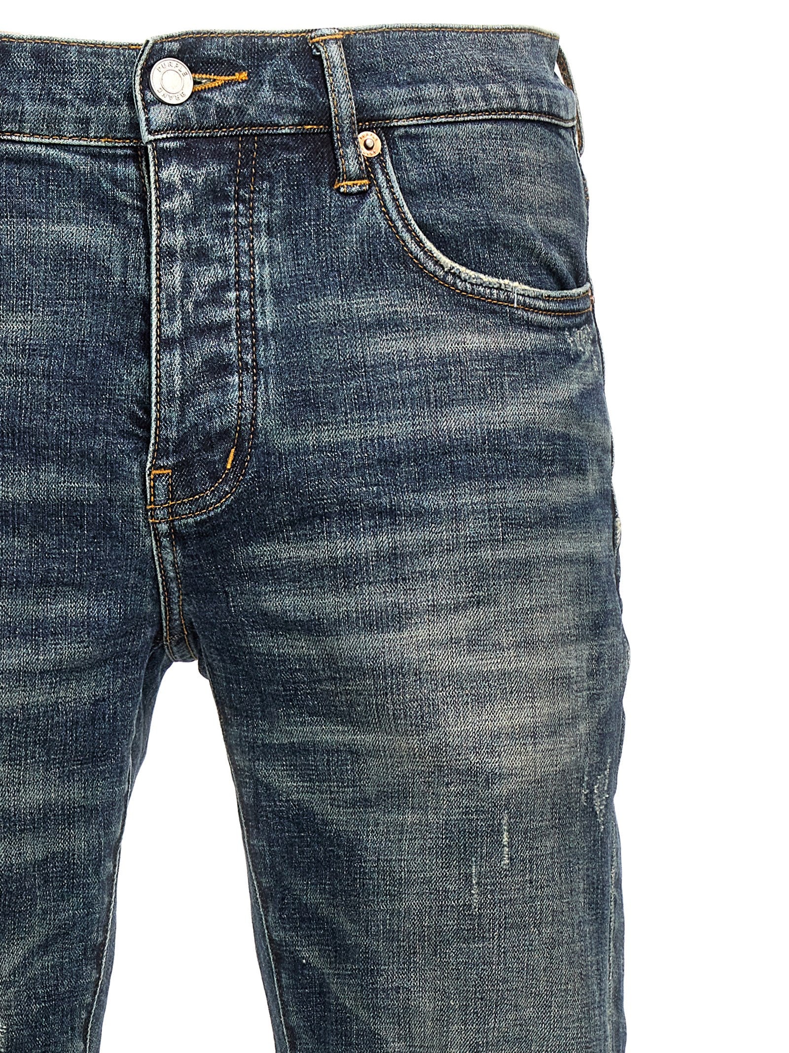 1 year dirty fade jeans Blue Cotton Lycra