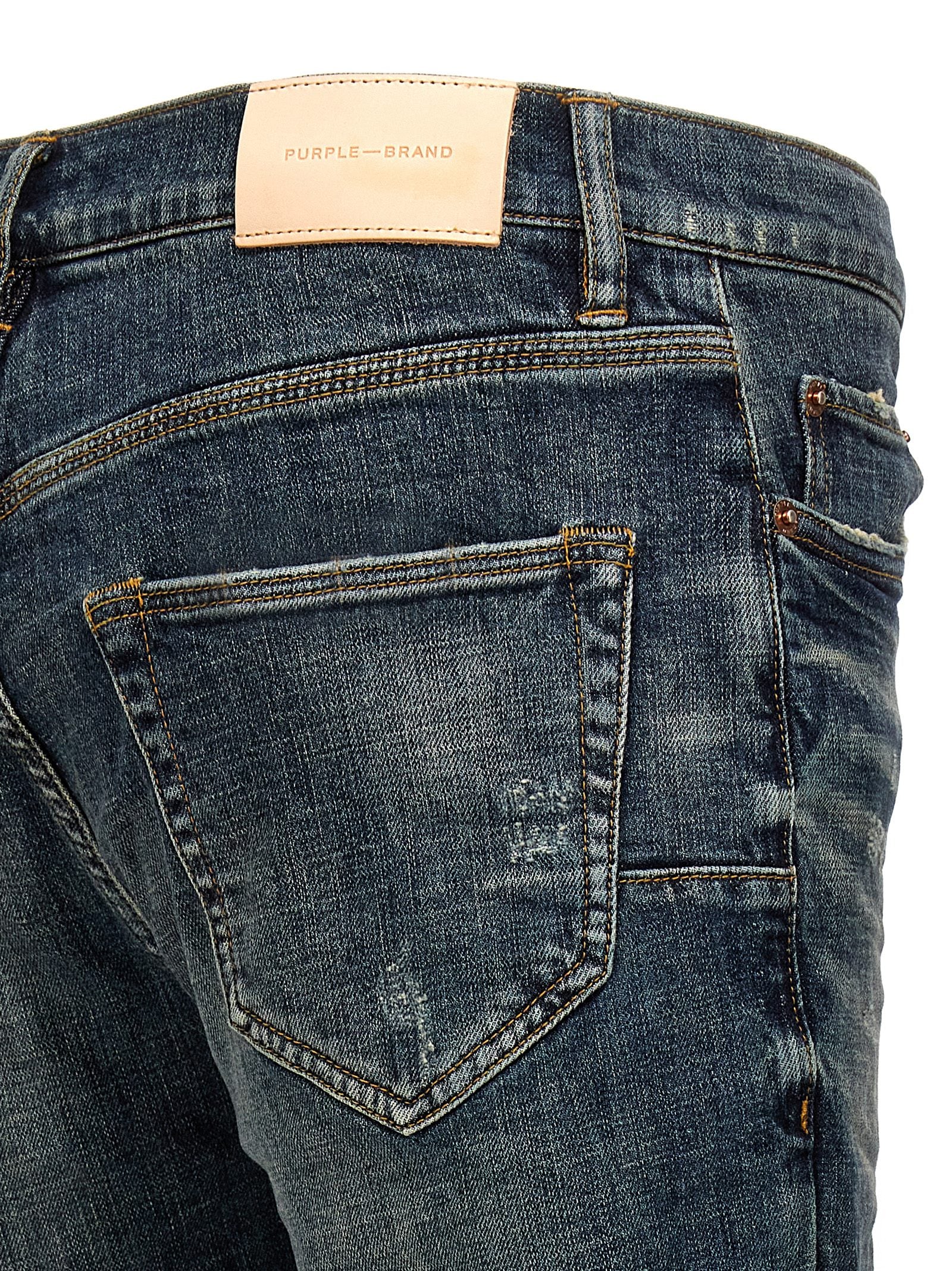 1 year dirty fade jeans Blue Cotton Lycra