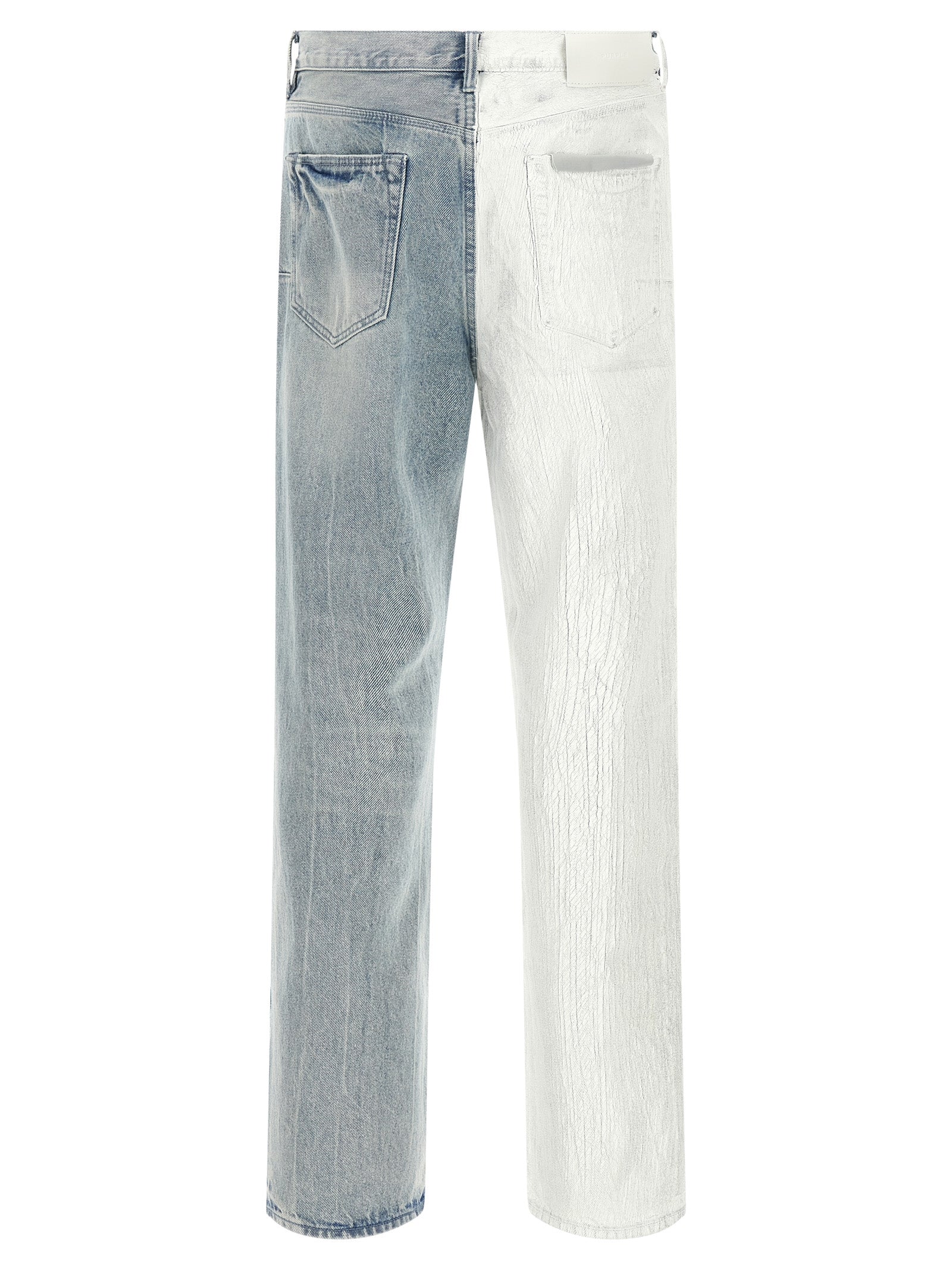 Crackle Silver jeans Light Blue Cotton