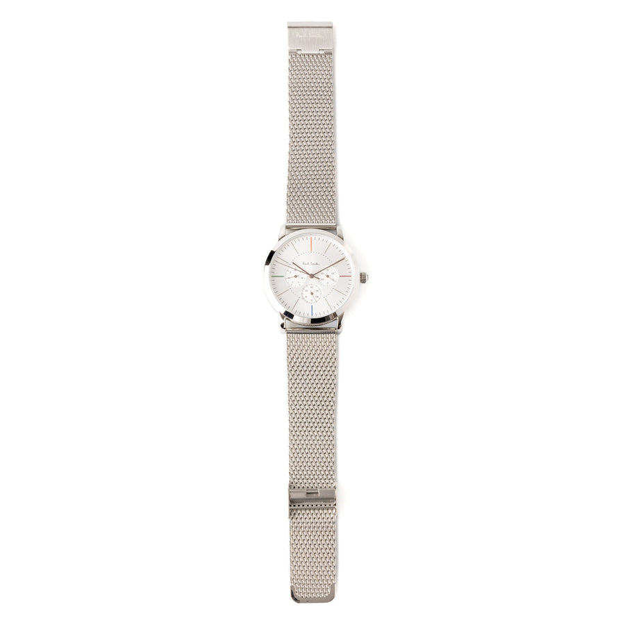 Ma Multi-Silver Mesh Band - Silver Watches