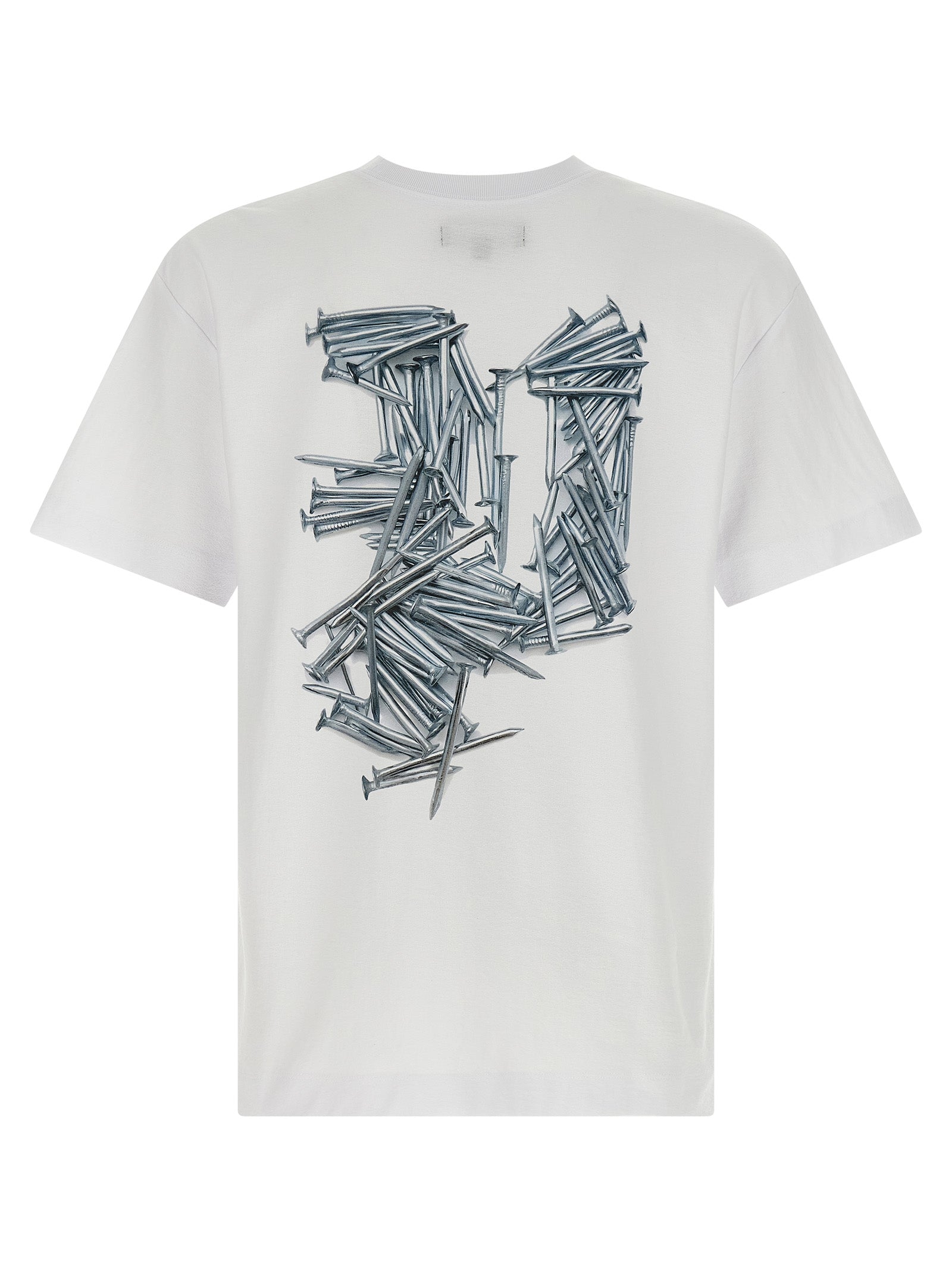 Printed T-shirt White Cotton