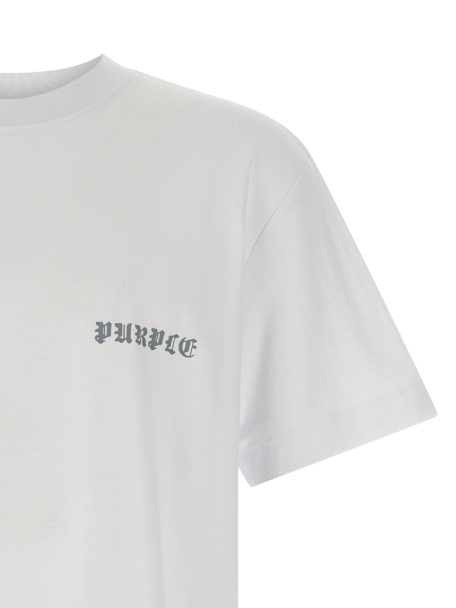 Printed T-shirt White Cotton