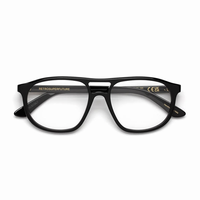 Retrosuperfuture NUMERO 127 Black Nero Acetate Occhiali Da Vista