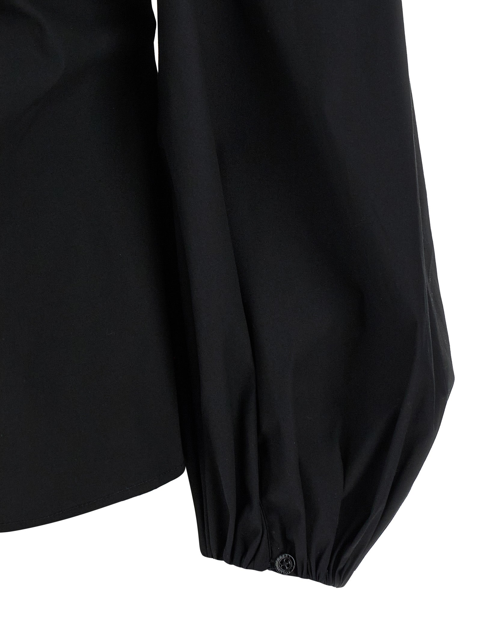Puff sleeve top Black Cotton Polyurethane Tops