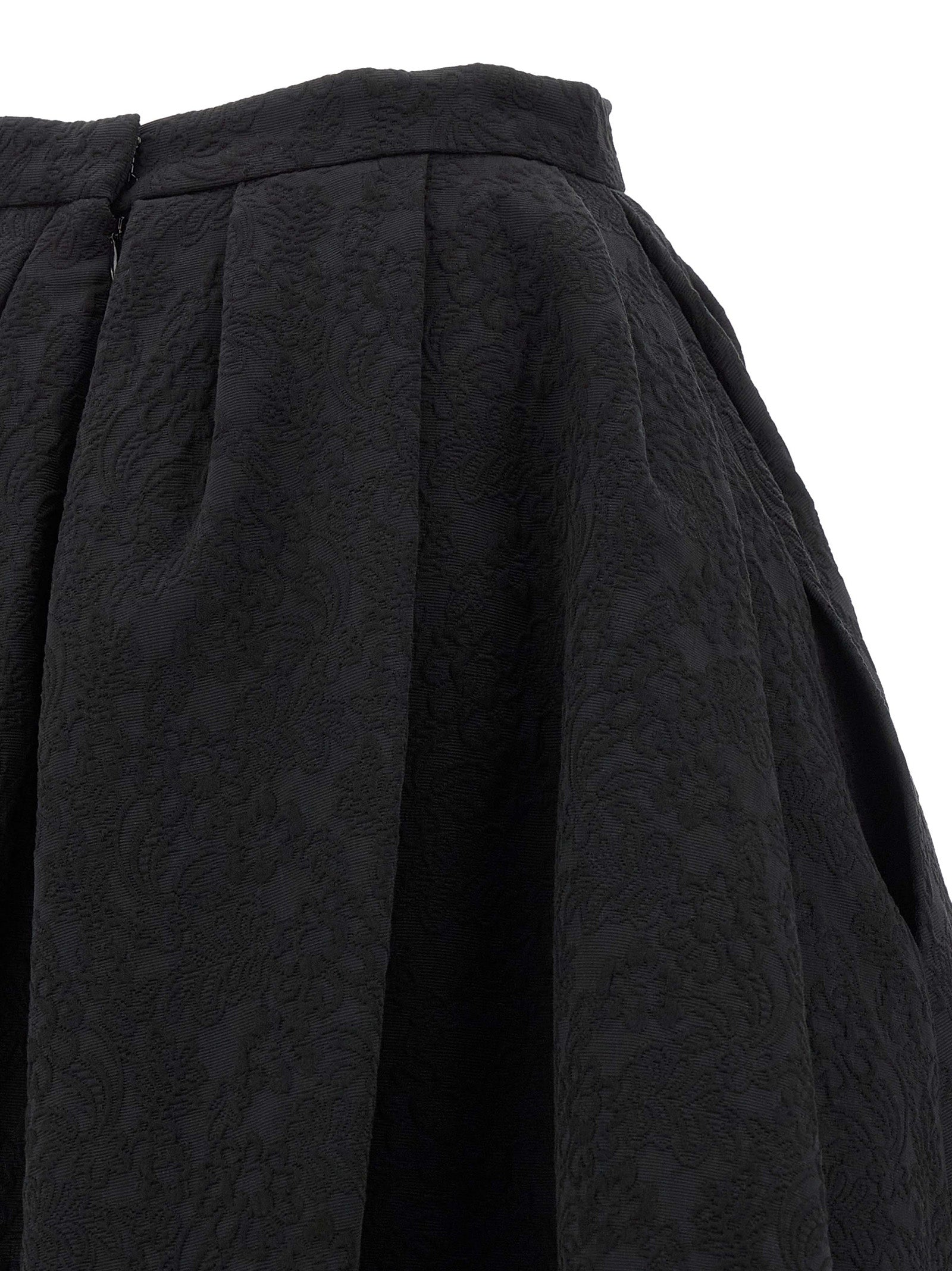 Full skirt Black Cotton Viscose