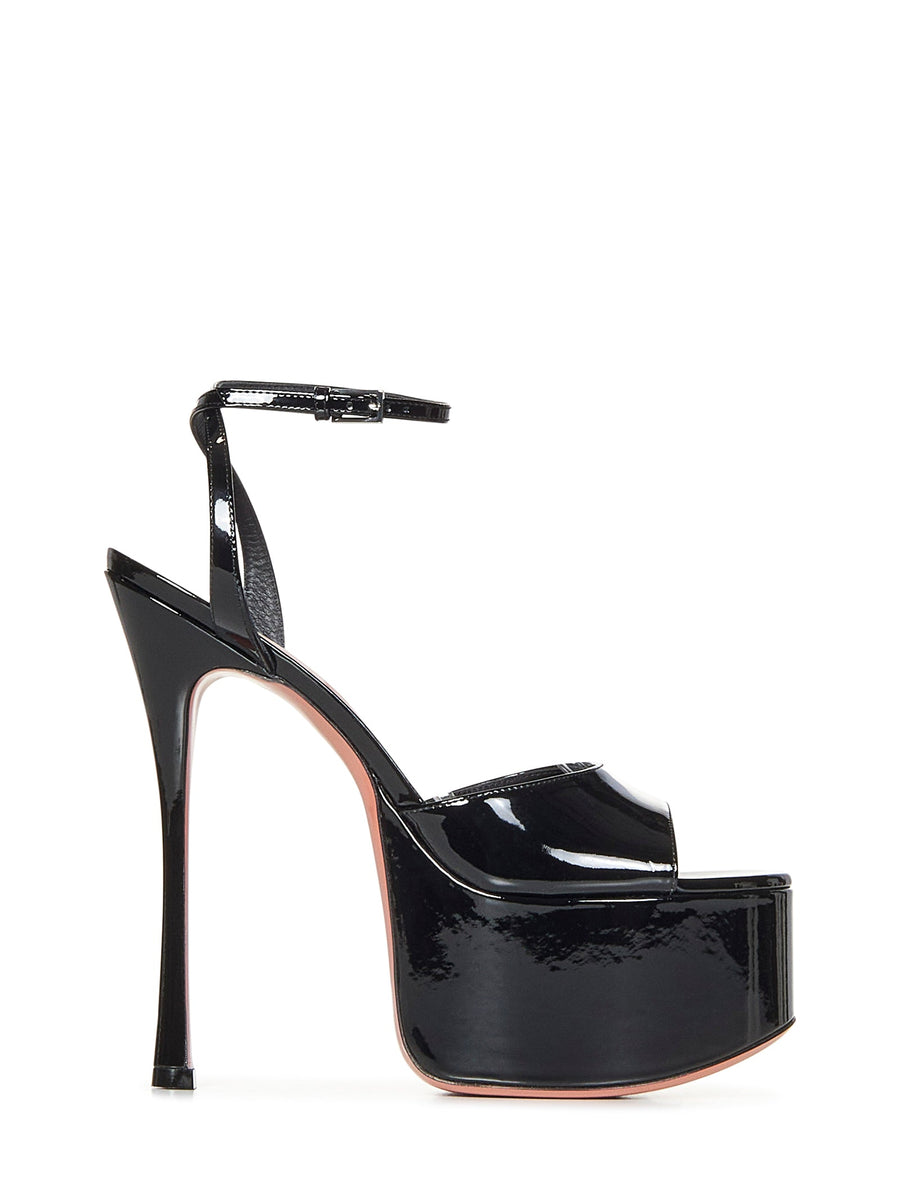 Sandals Aya Black Calfskin
