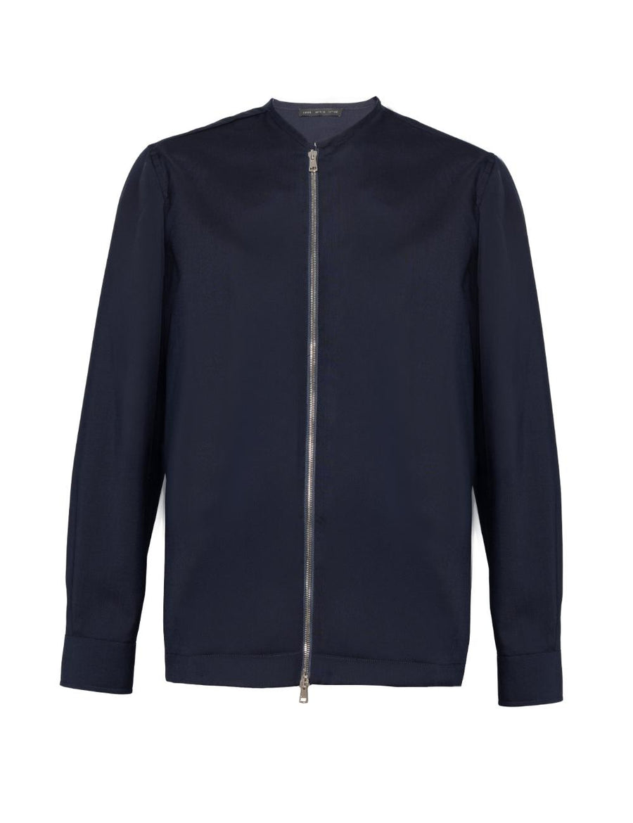 Jacket Virgin Wool Blue