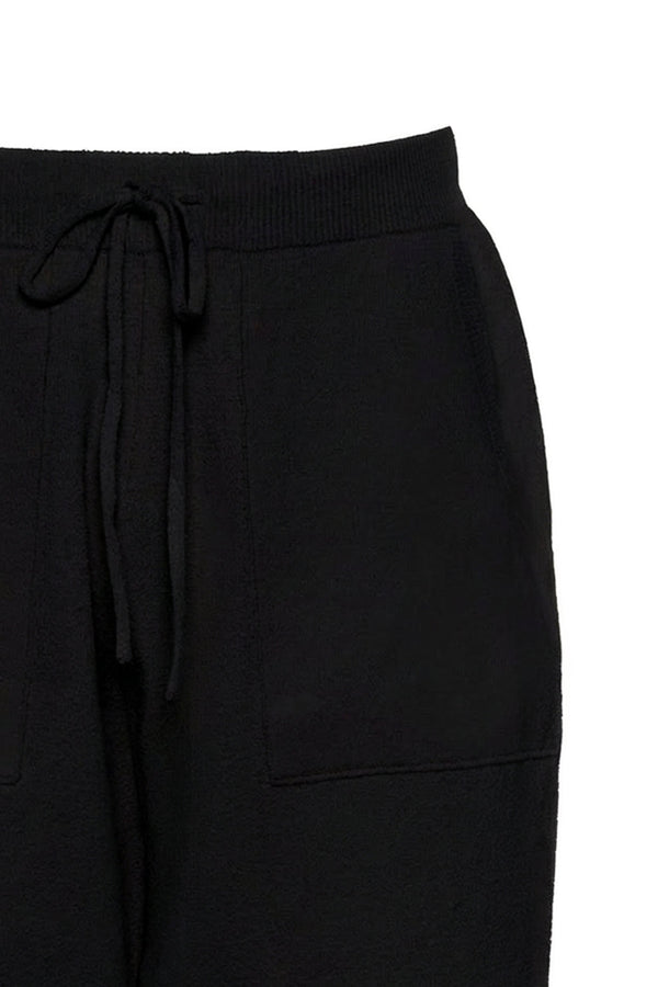 Mens Shorts Black Cotton