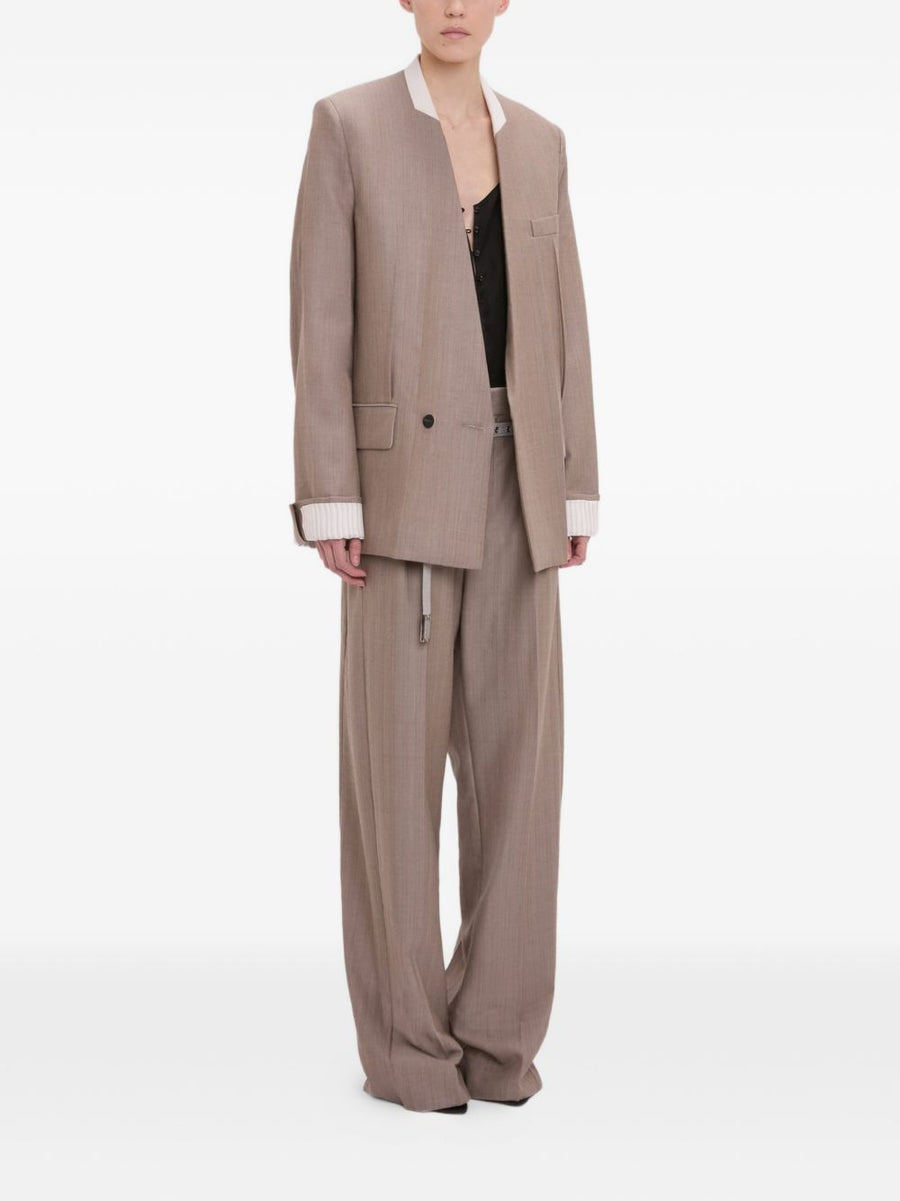 Suit Grey Virgin Wool Dress