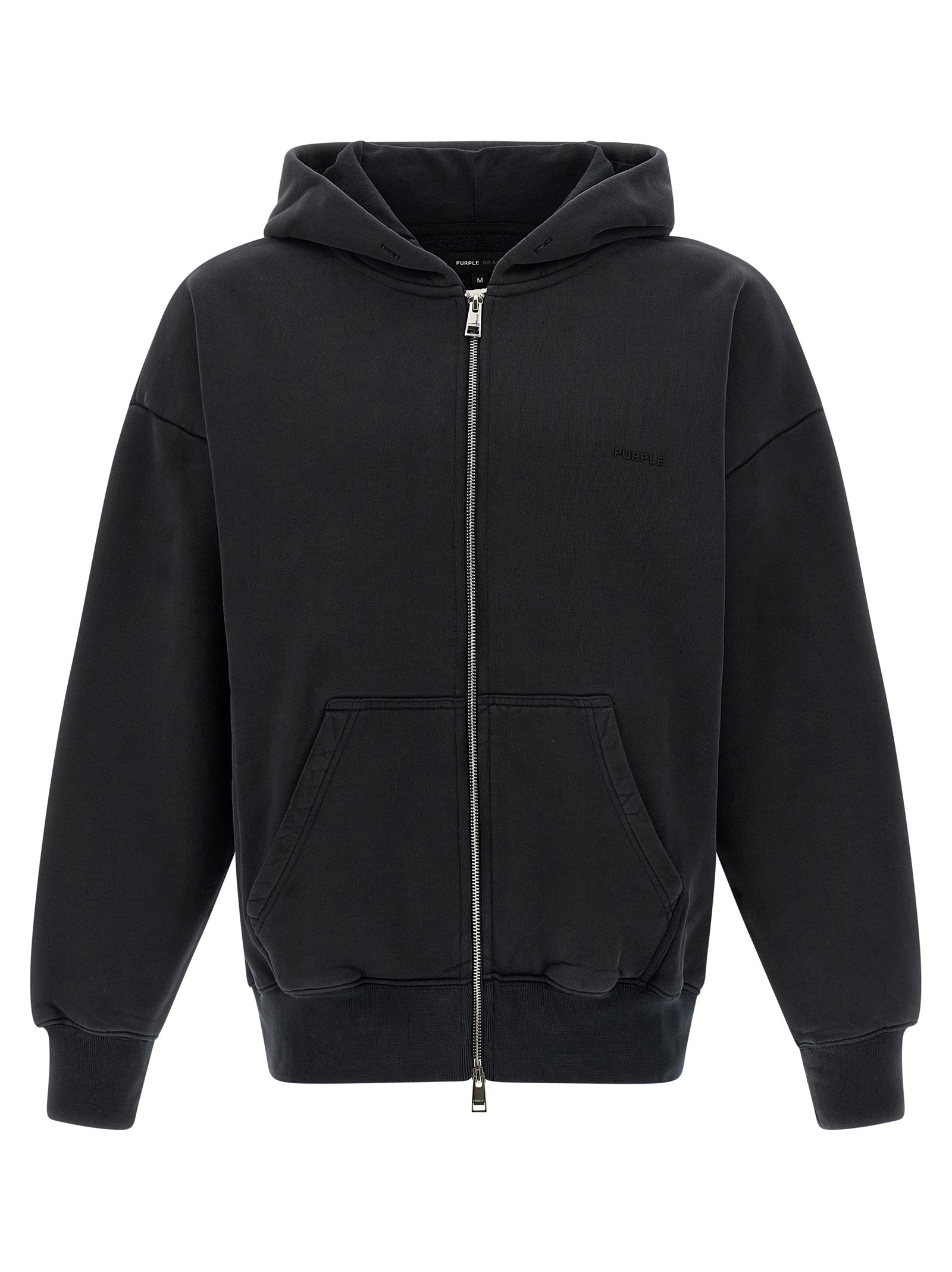 Hoodie Black Cotton Sweatshirt