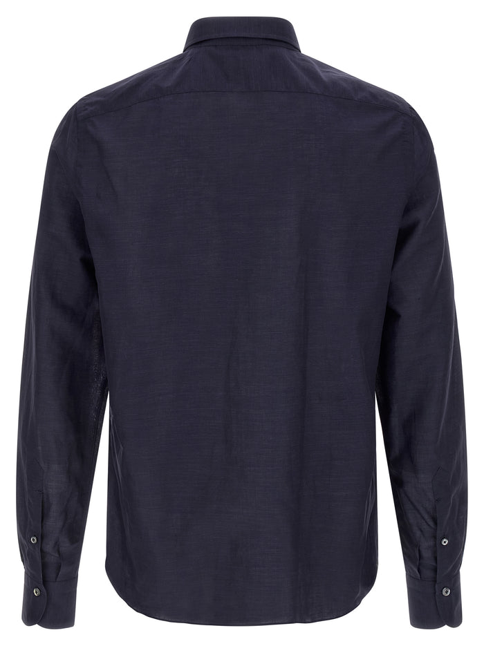Porto blouse Blue Cotton Shirt