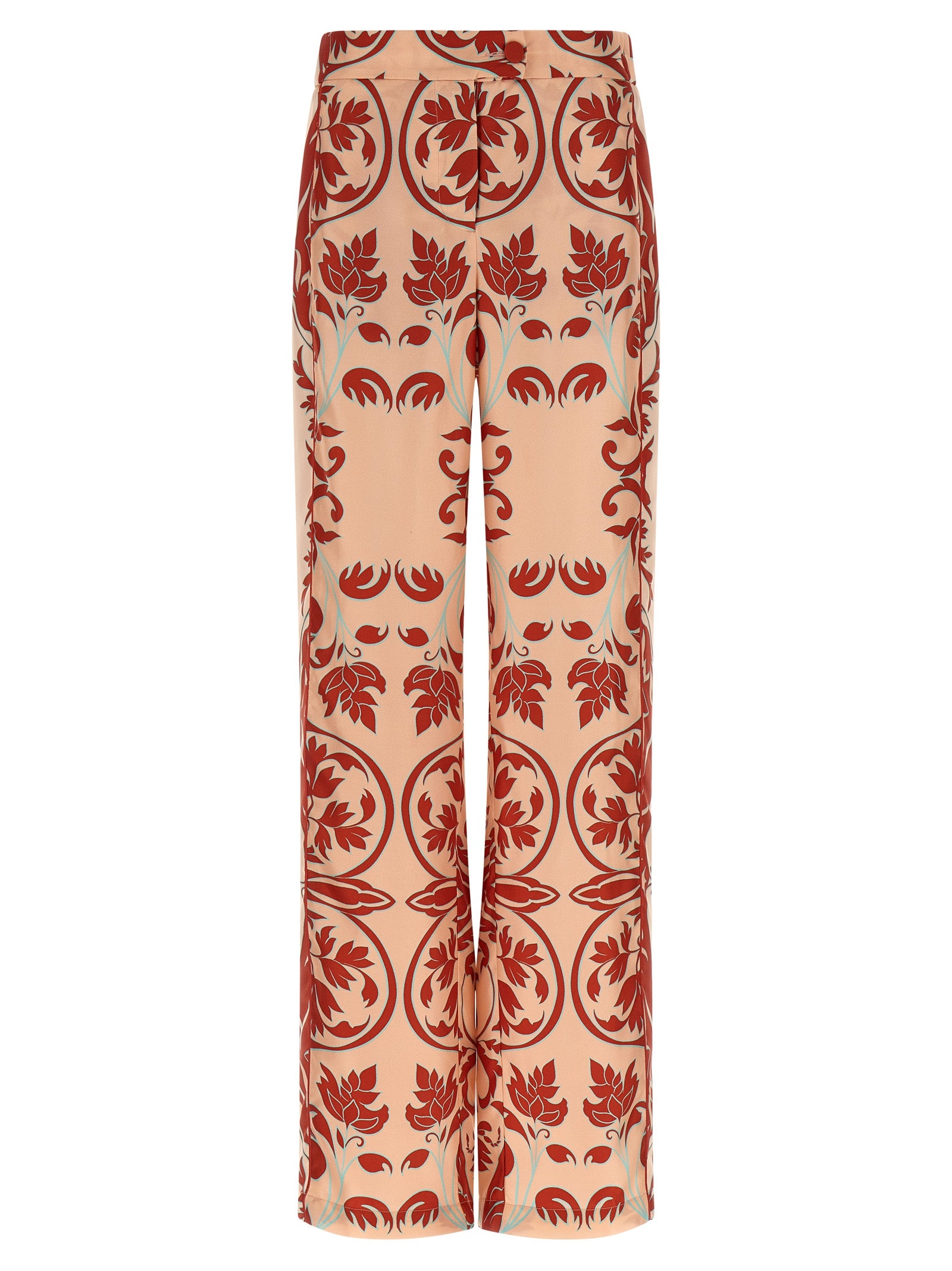 Elena pants Pink Silk