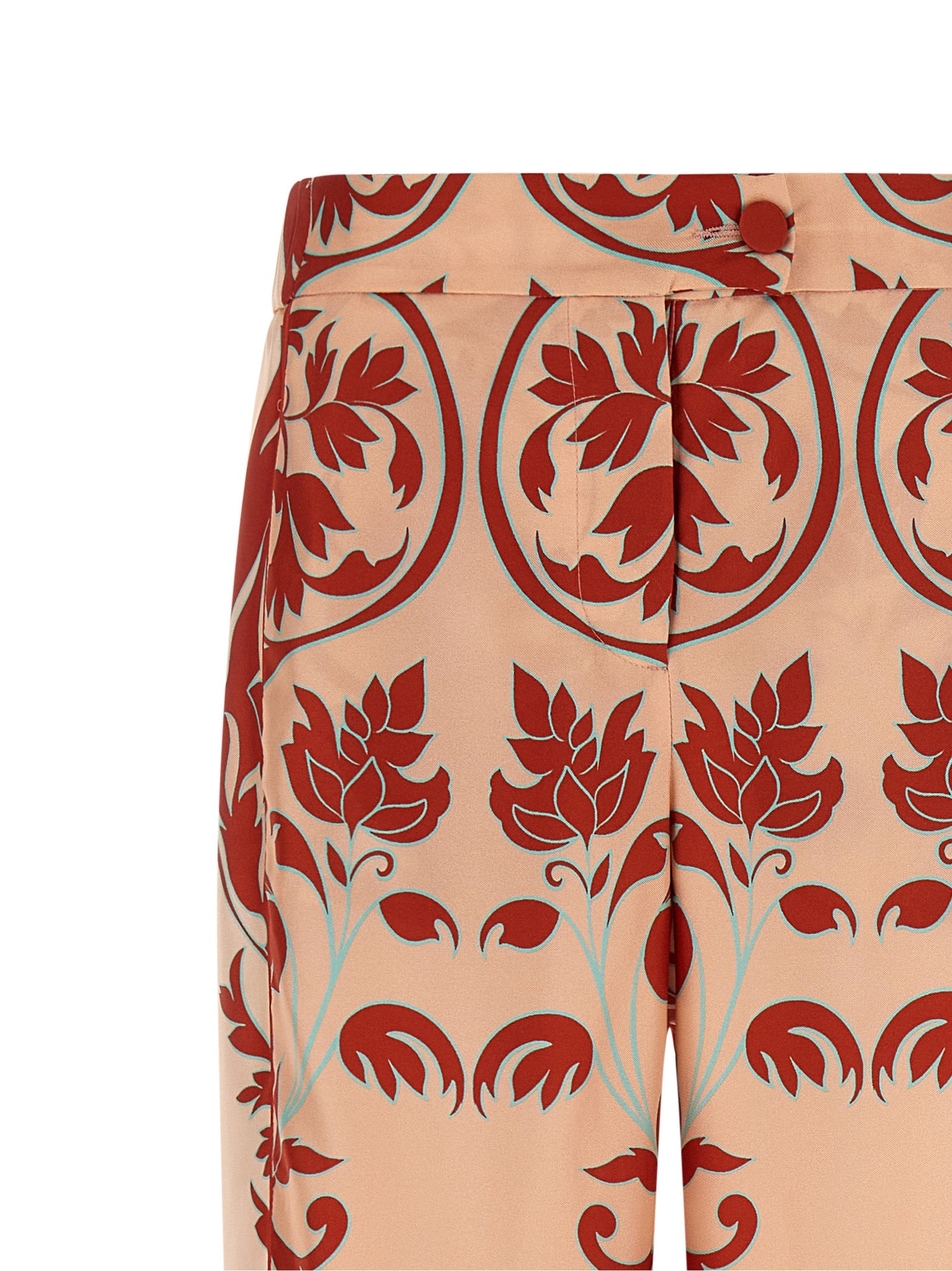 Elena pants Pink Silk