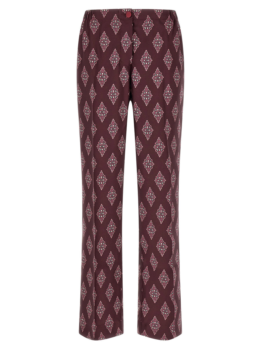 F.r.s. - For Restless Sleepers Trousers — Burgundy
