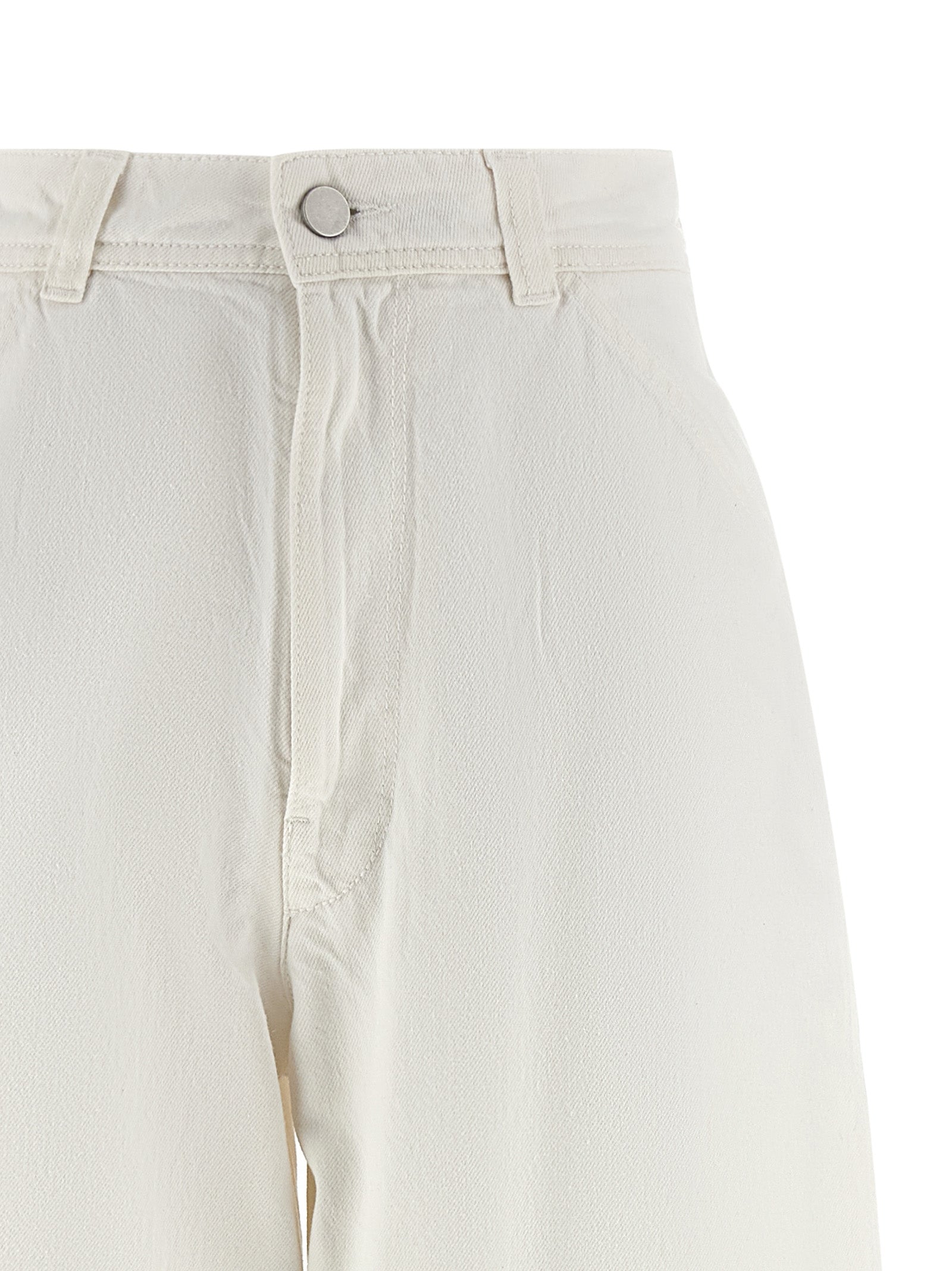 Denim pants White Cotton