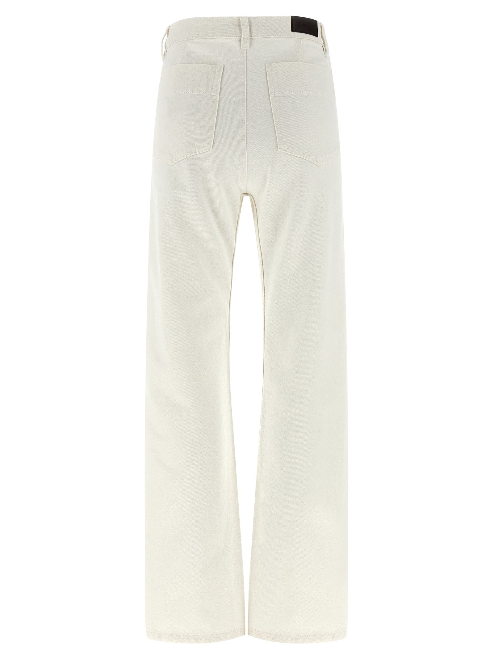 Twisted pants White Cotton