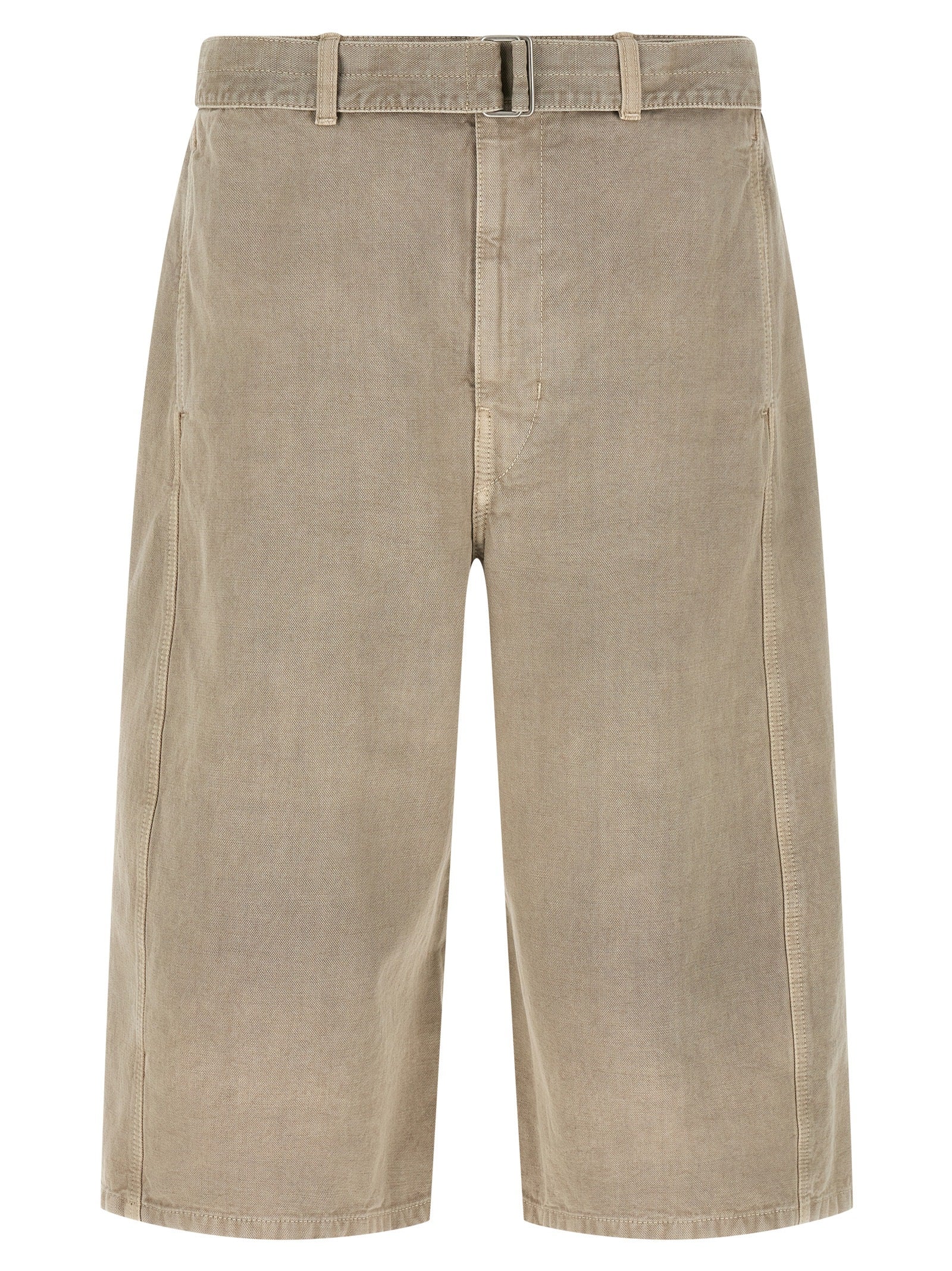 Denim Bermuda Shorts Gray Cotton Bermuda