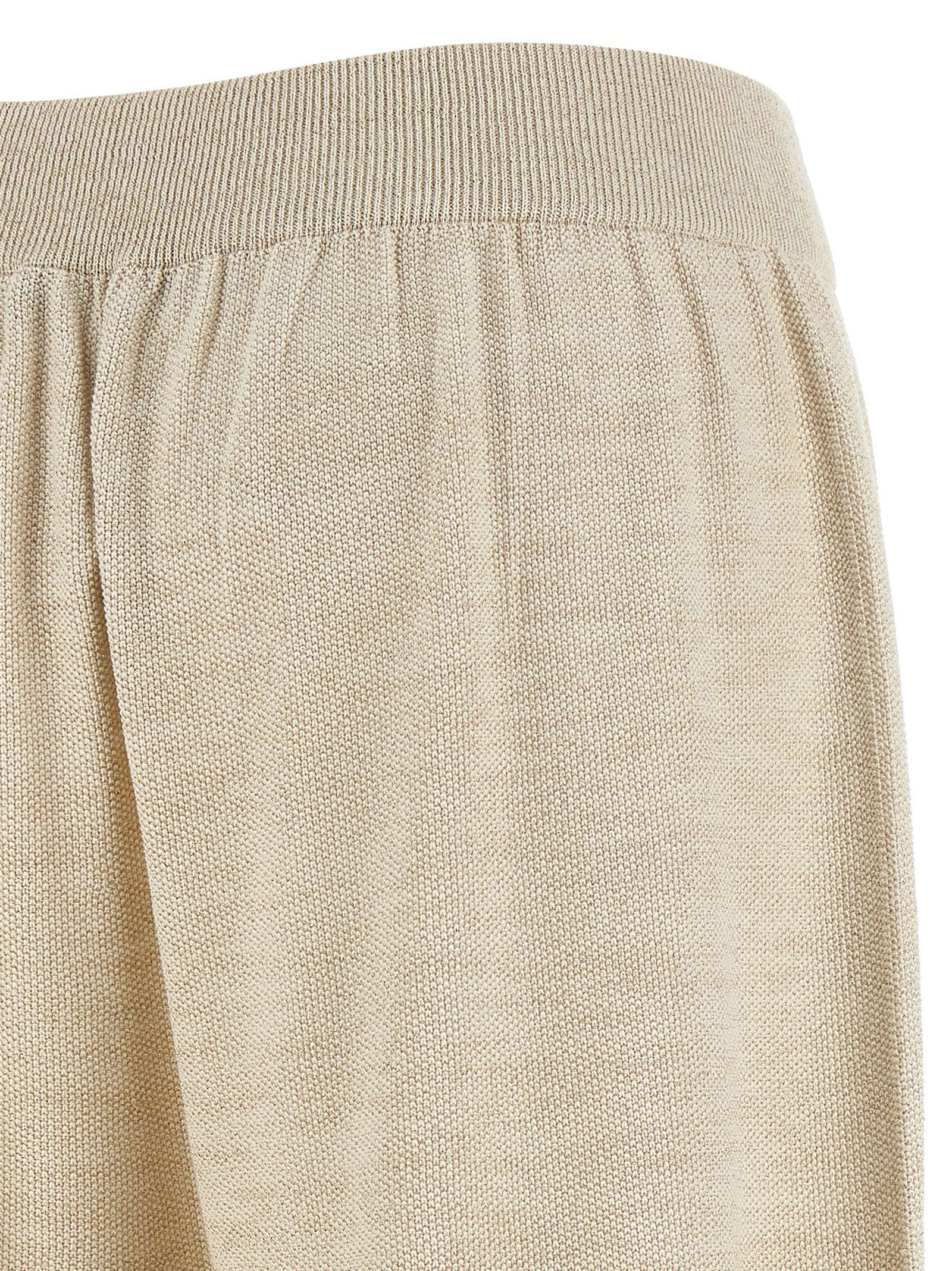 Lamé thread trousers Gold Pant