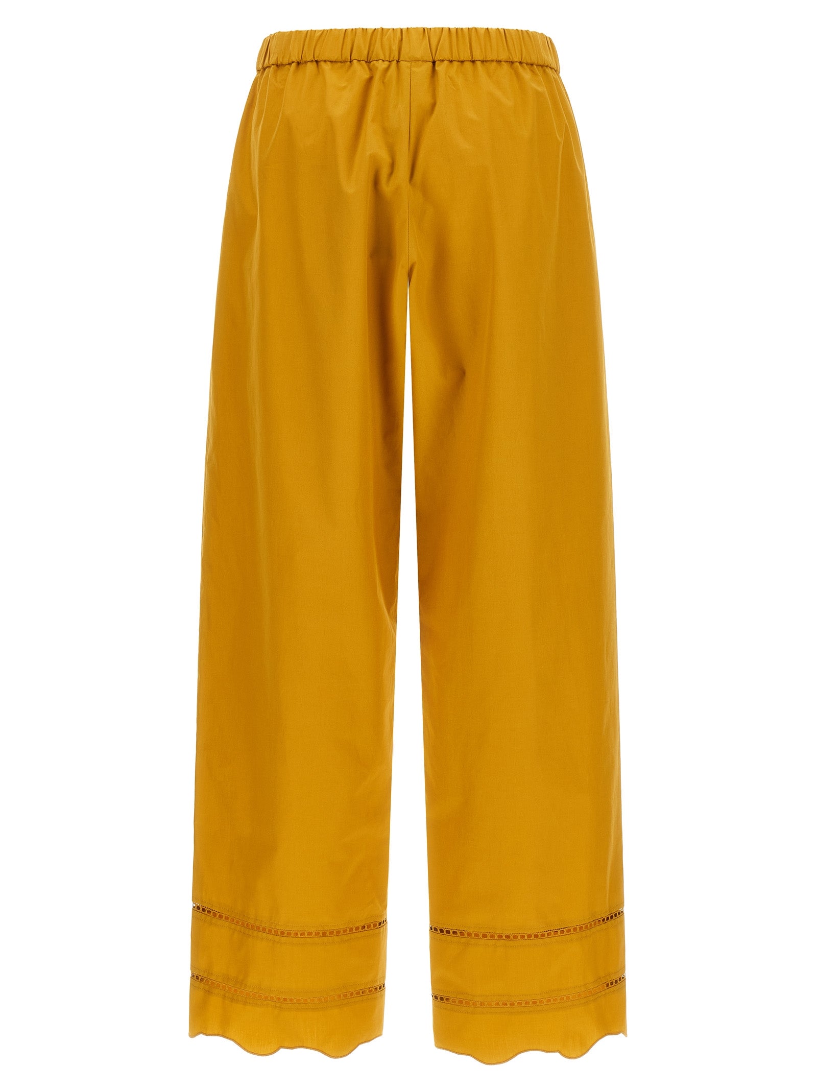 Pants Yellow Cotton