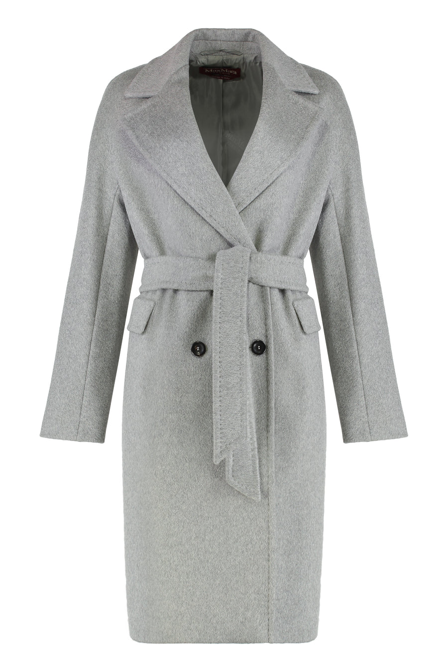 Double-Breasted Cashmere Blend Coat Grey Double Breasted & Peacoats