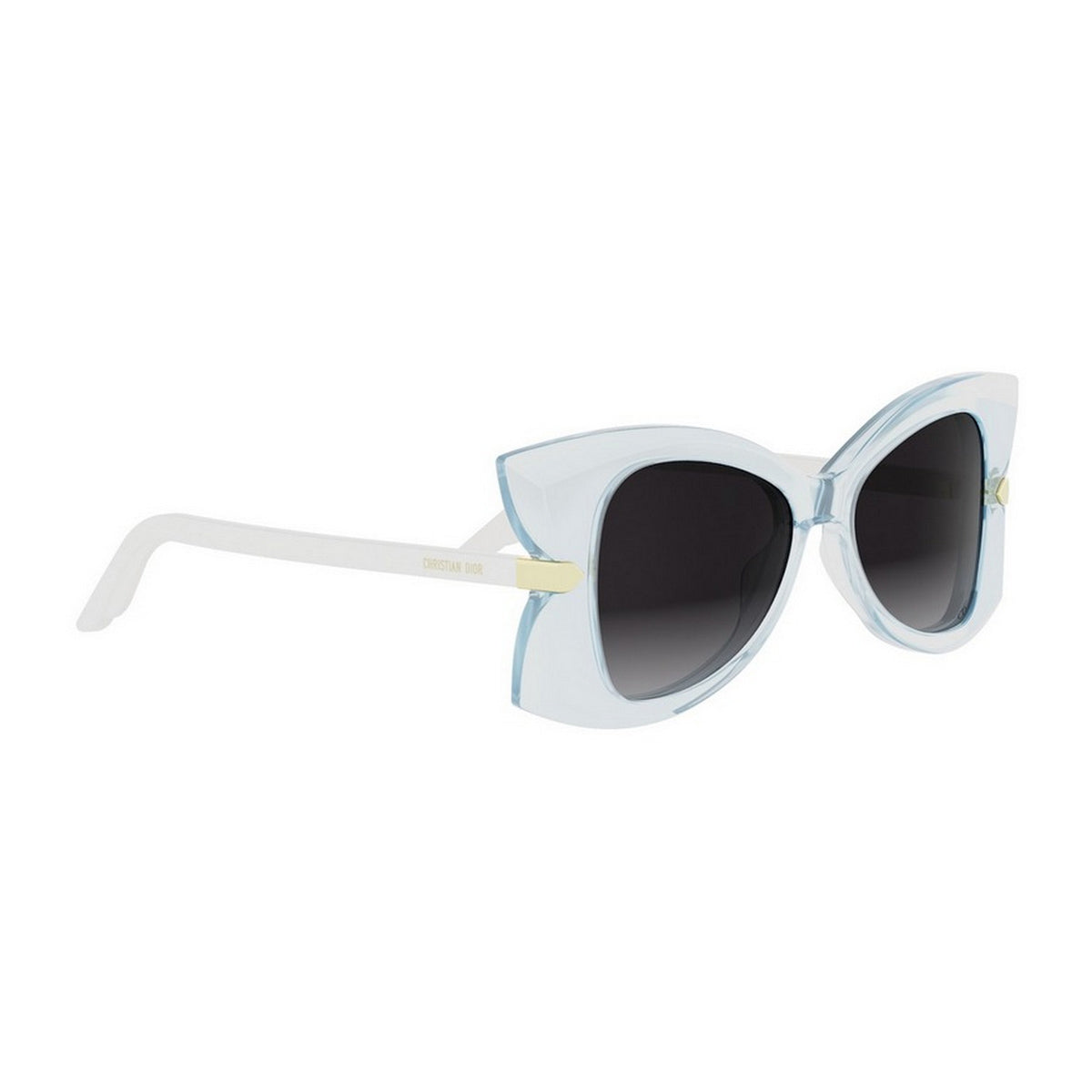 Dior DiorButterfly S1I 80a1 Celeste Trasparente Acetate Occhiali Da Sole