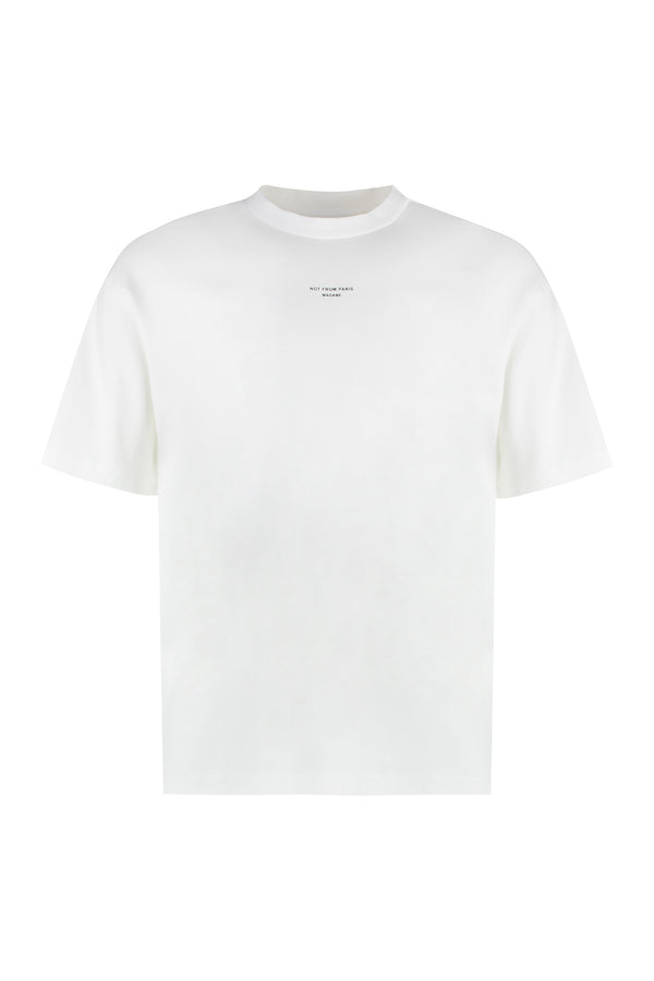 T-Shirt Slogan Classique Optic White Cotton T-shirts